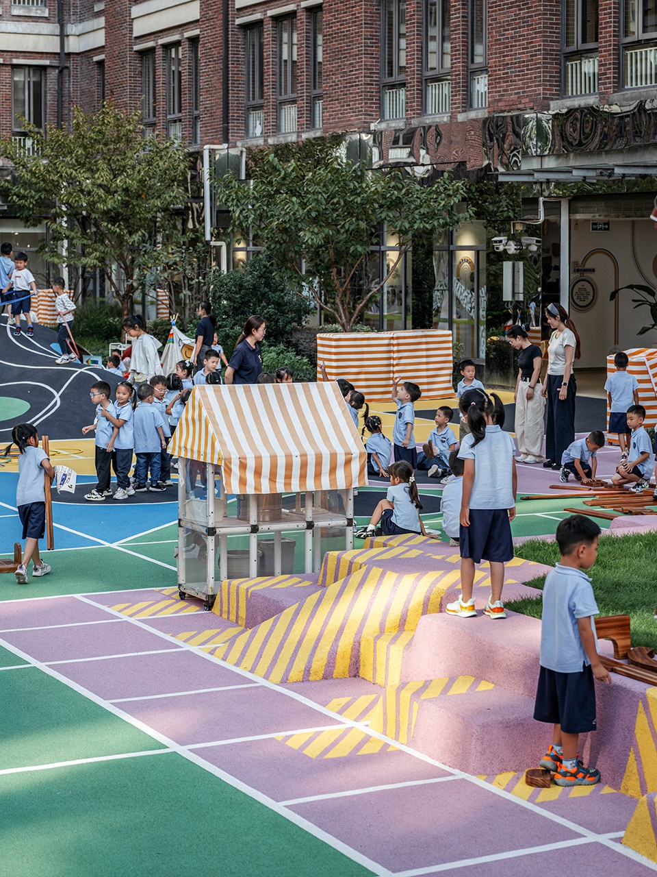 飞行棋幼儿园（上海市徐汇区科技幼儿园文定园景观提升）丨中国上海丨VIA维亚景观-45