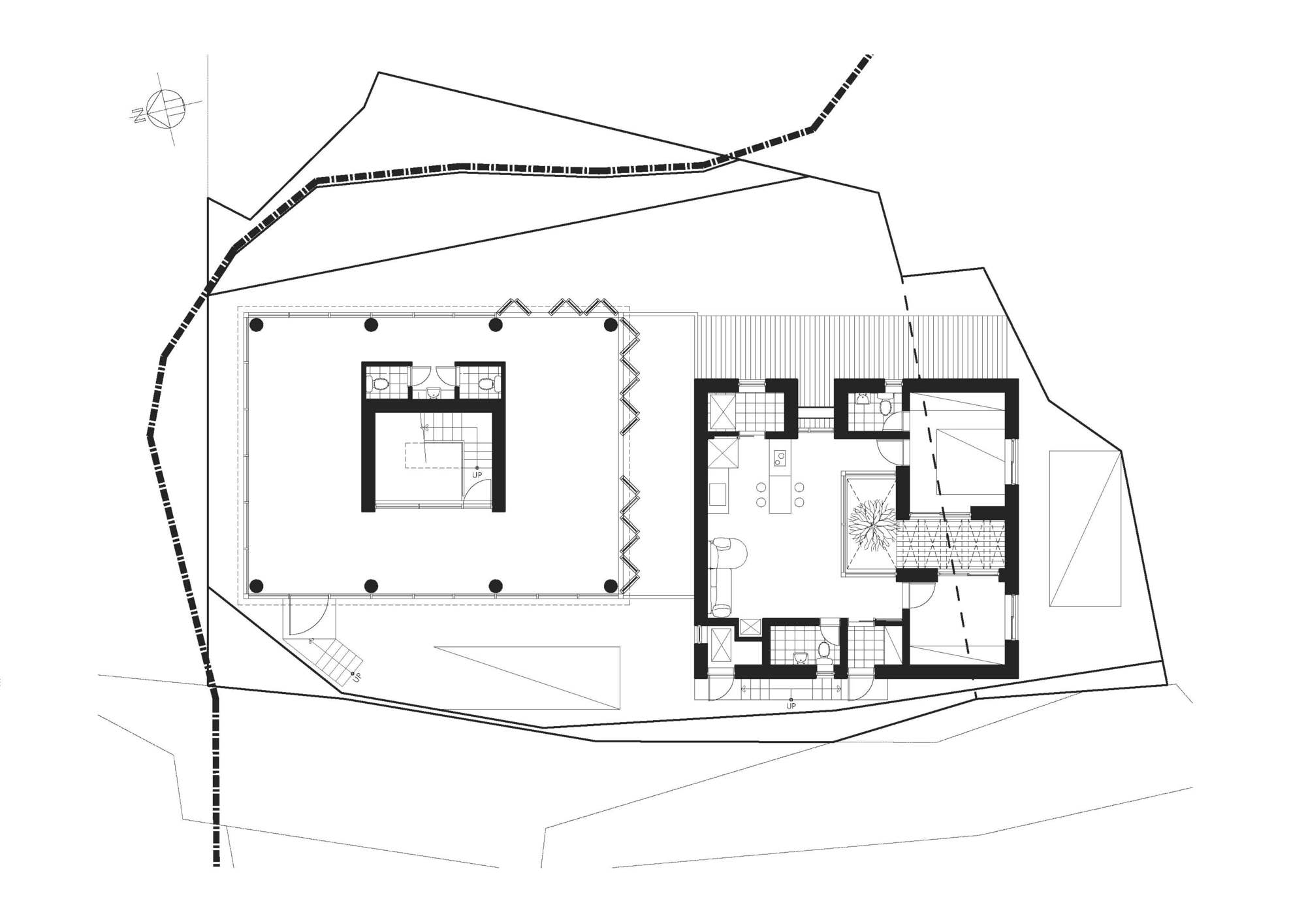 韩国乡村里的现代咖啡屋住宅-2