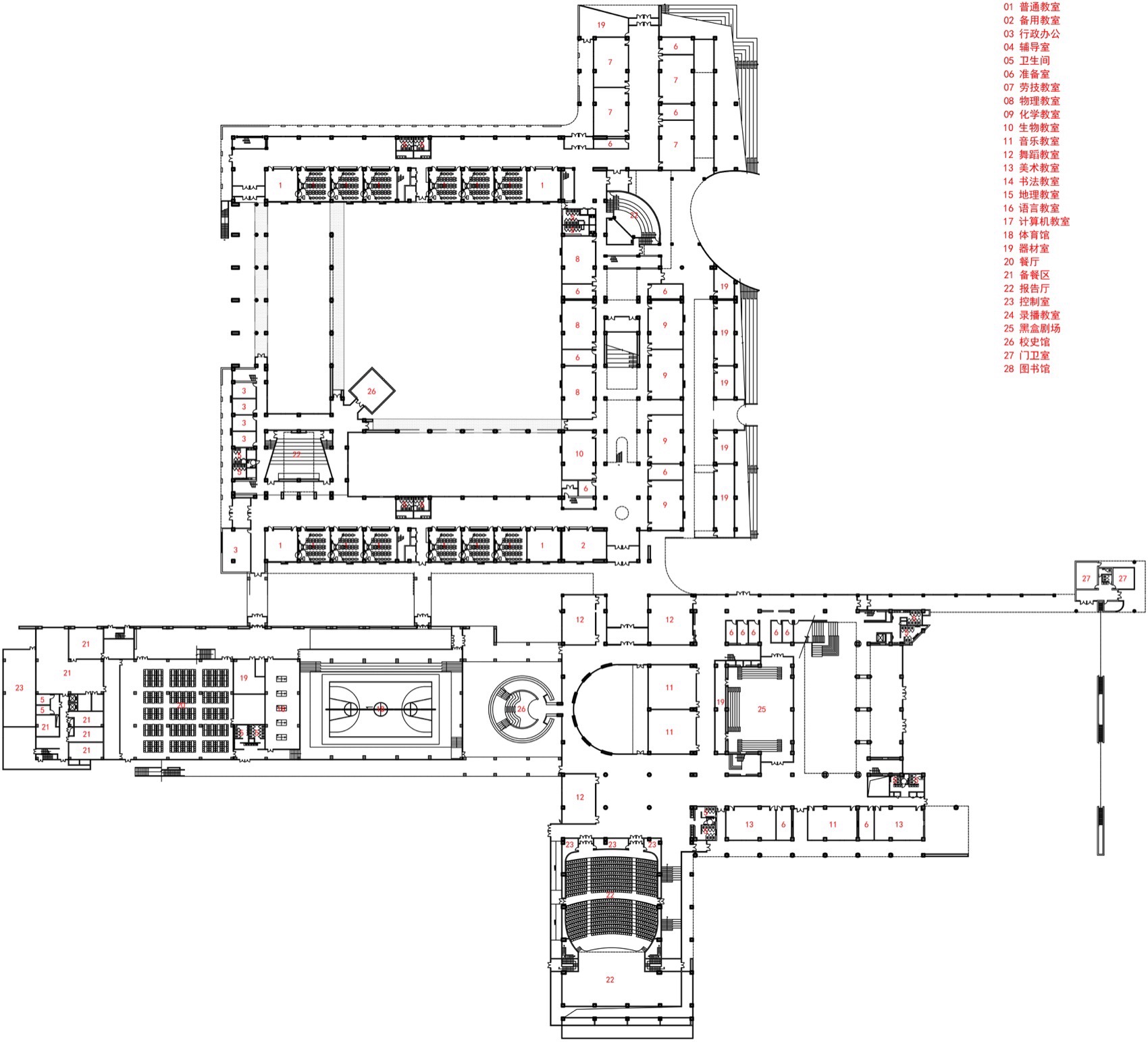胡杨河市天北实验中学丨中国新疆丨江苏中锐华东建筑设计研究院荣朝晖工作室+趣锐（上海）-130