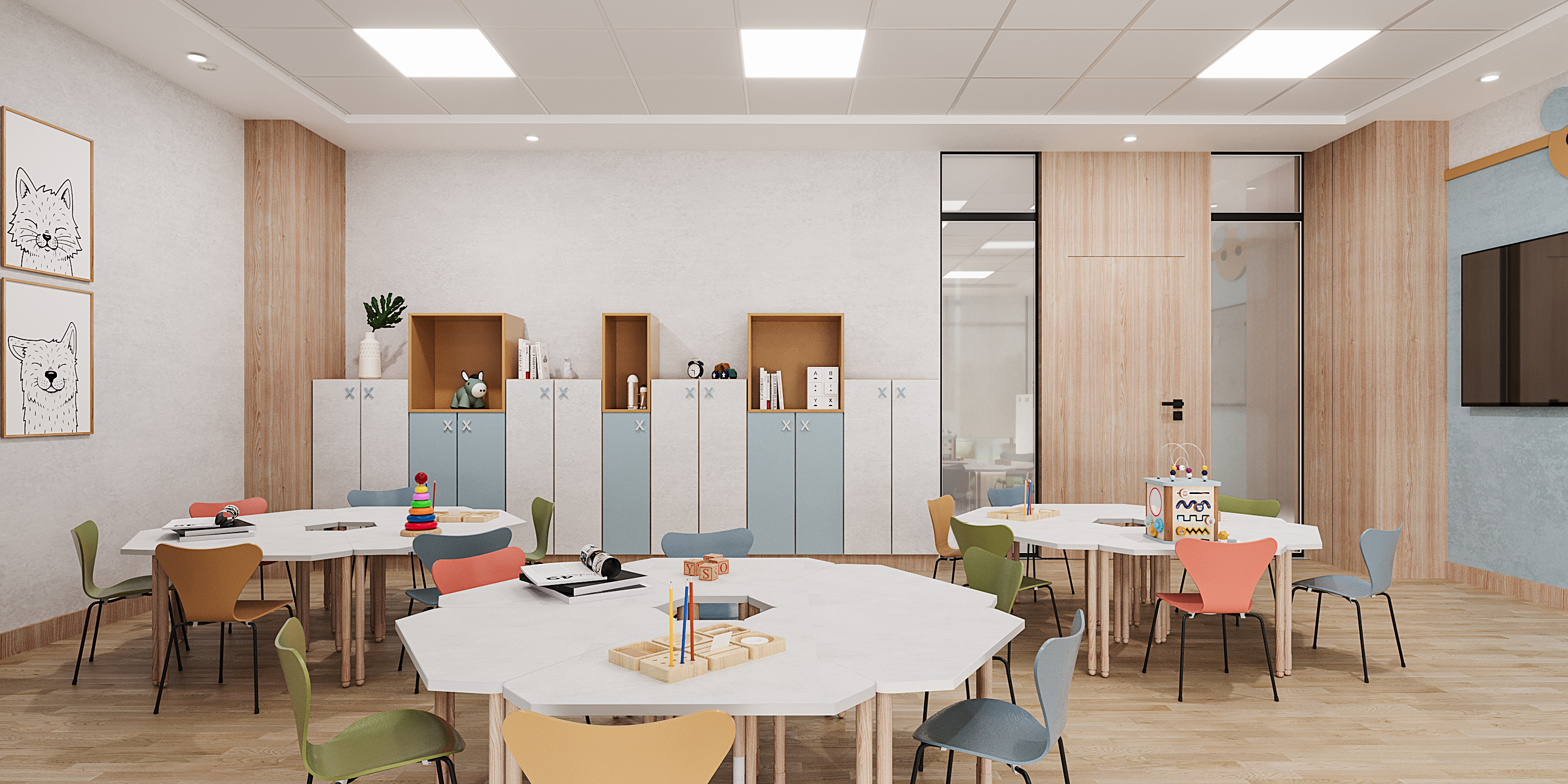 现代小学 学校室内设计丨沙特阿拉伯-5