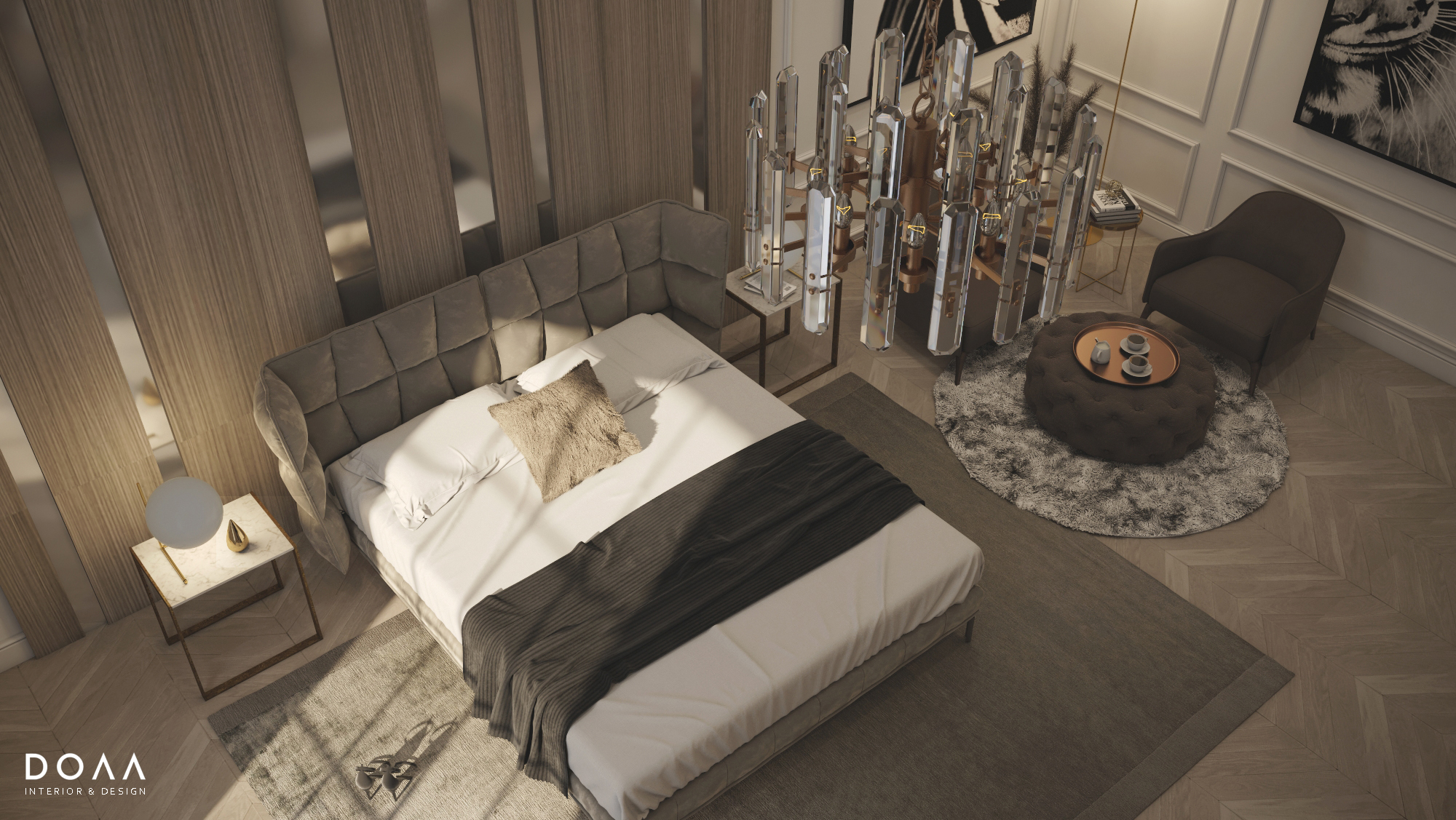 舒适与豪华别墅内部丨Doaa Interior-21
