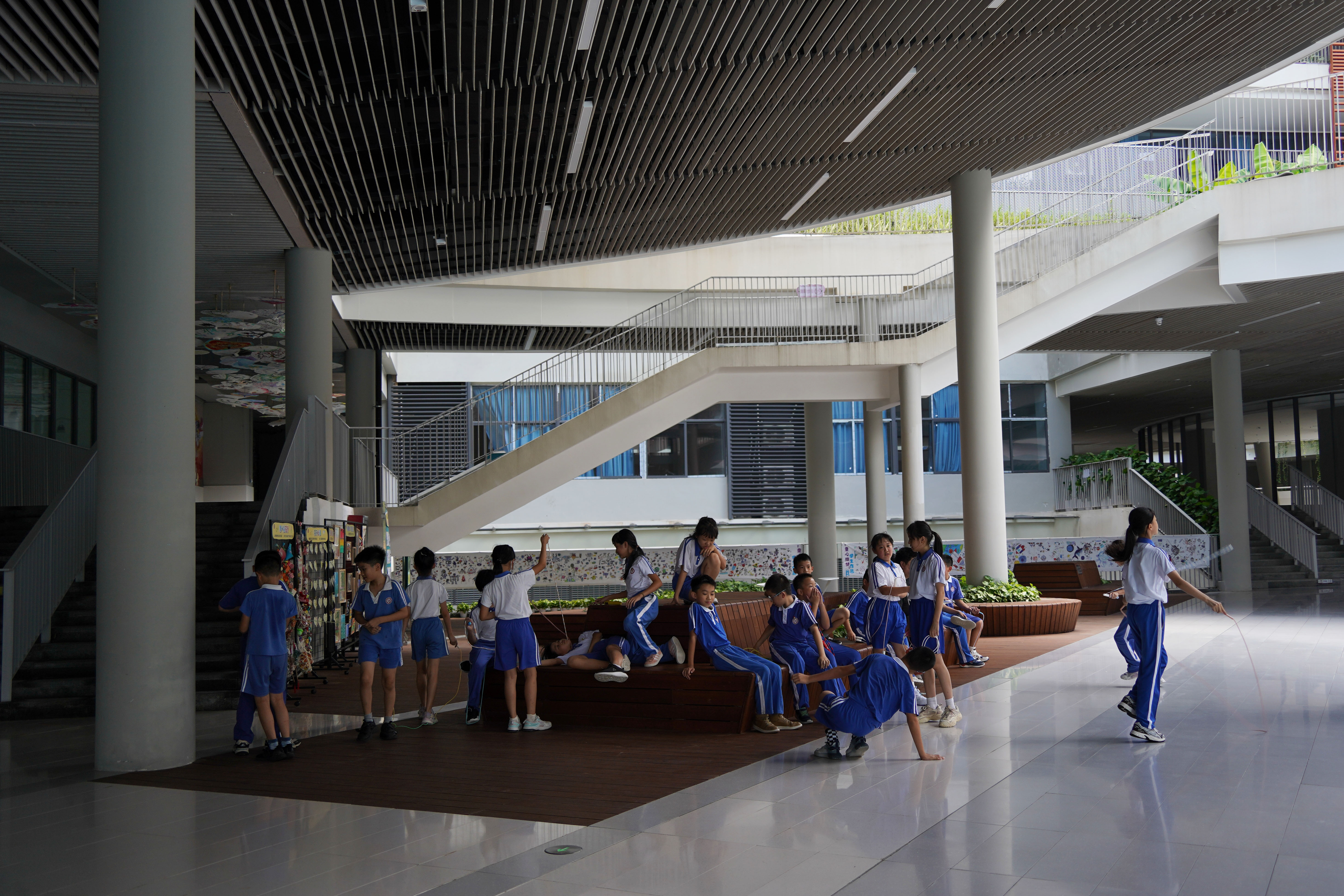 红岭教育集团 华富实验学校丨中国深圳丨大小景观,深圳市建筑设计研究总院有限公司,广州天泓-148