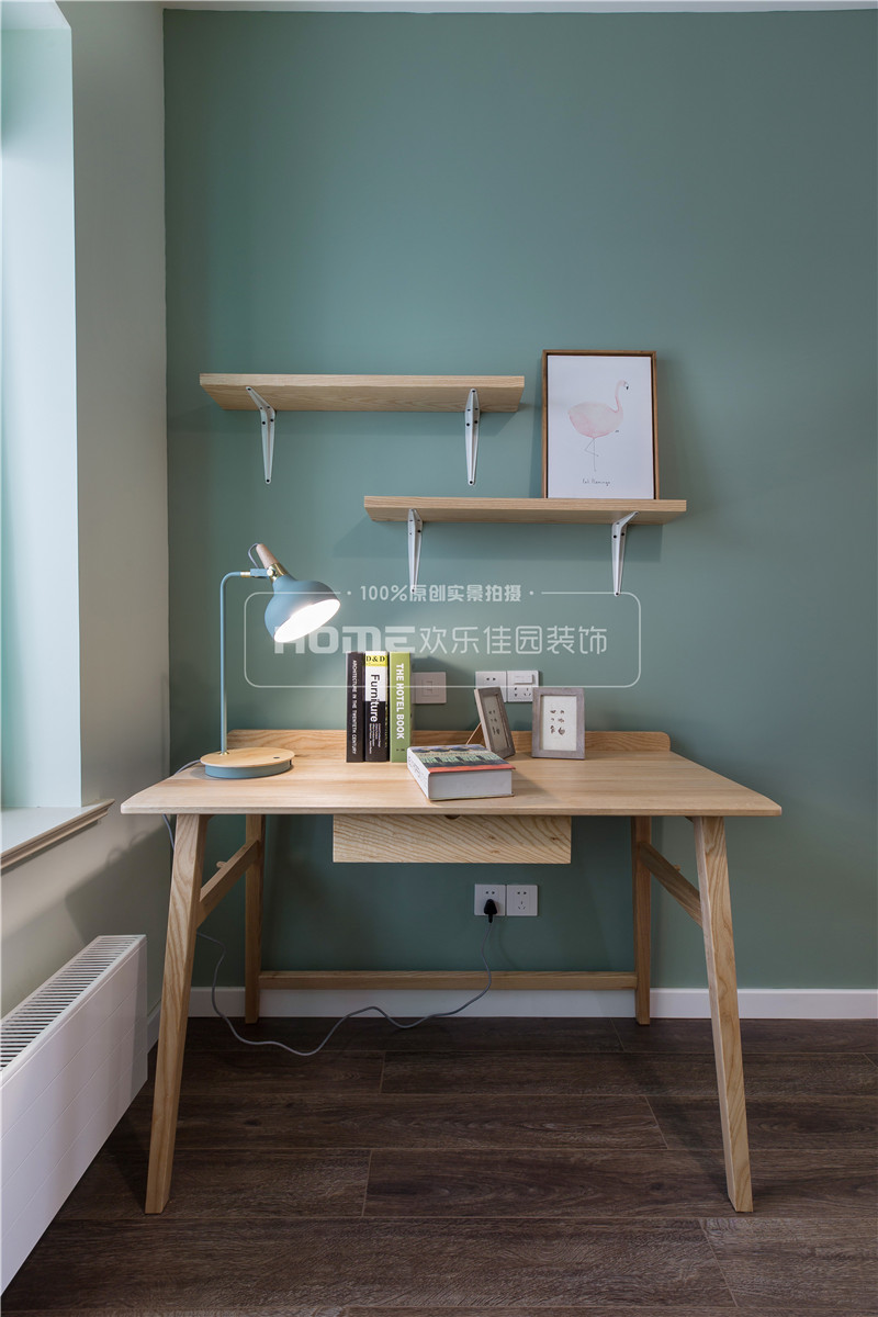 都会路苑北欧风空间,原木与素水泥的层次美学-63