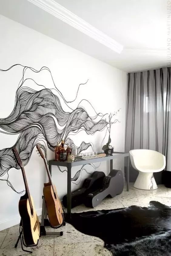 创意家居 | 手绘墙艺术,让家独具一格-29