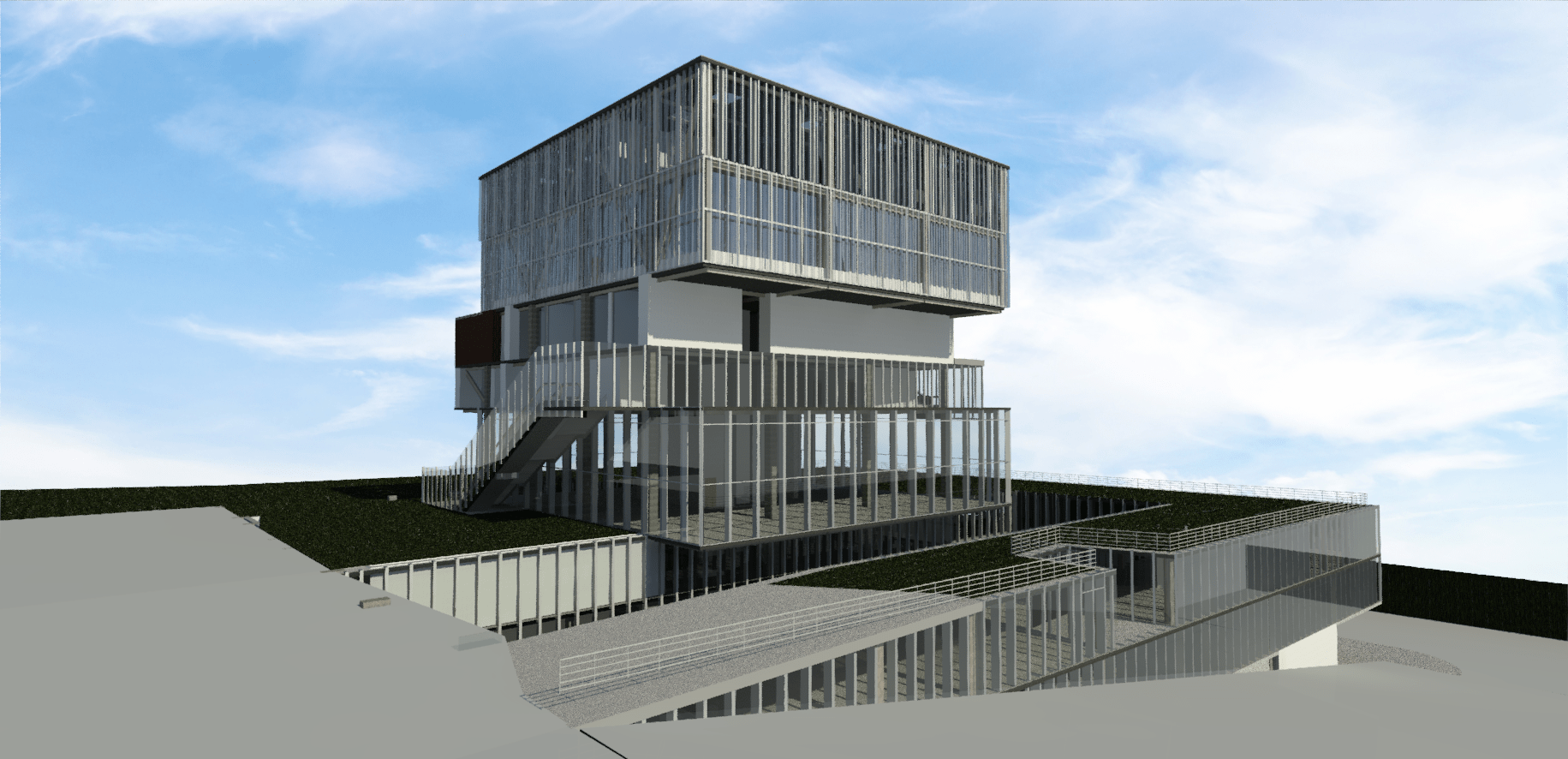 U Javeriana 艺术大楼建模-23