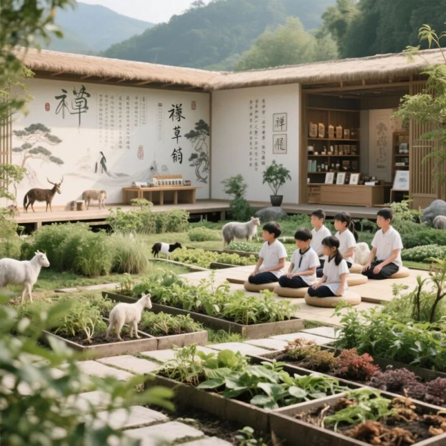 华中60亩中医药康养研学营地规划设计建设与运营-11