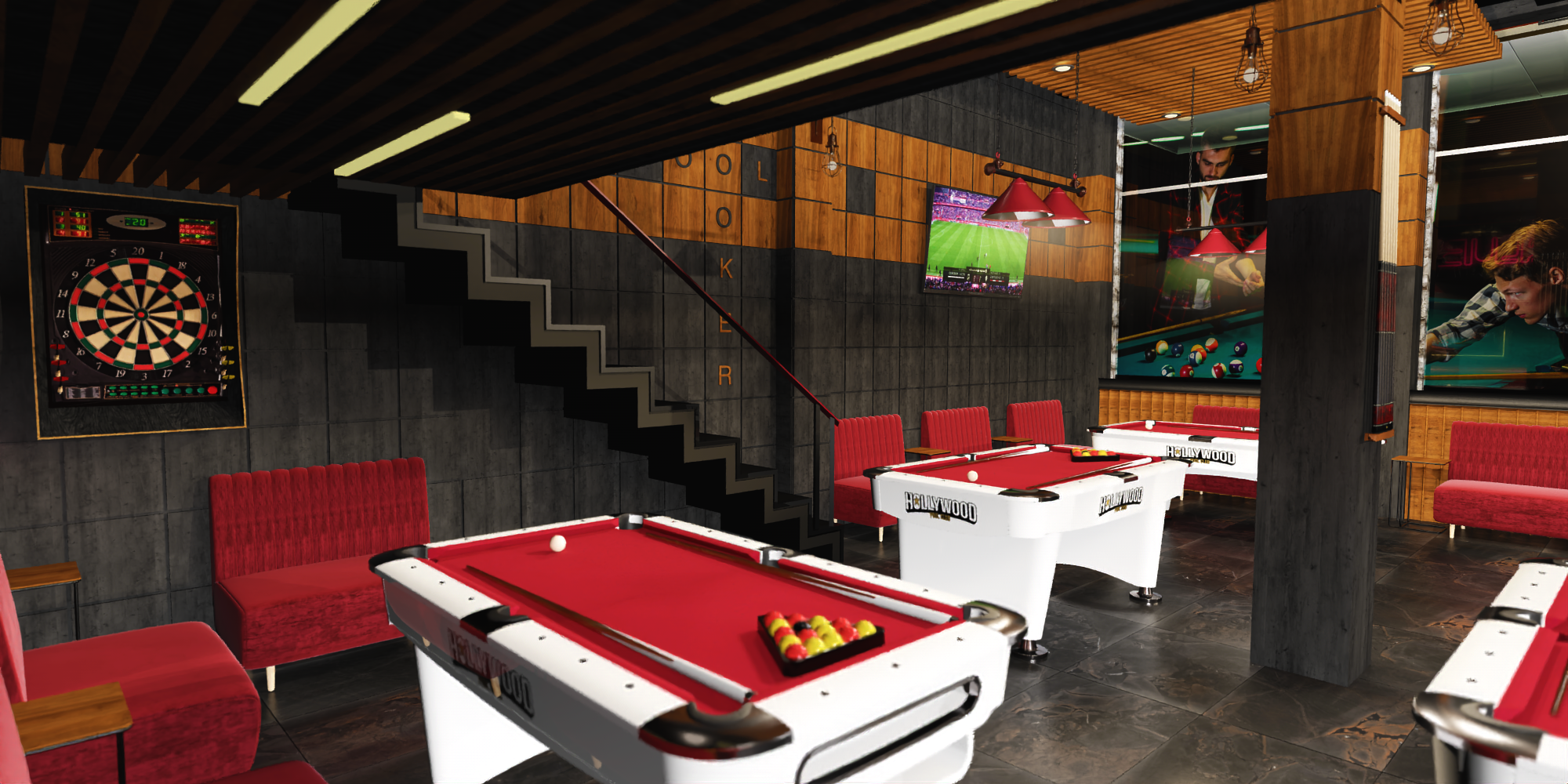 台球俱乐部 3D-5