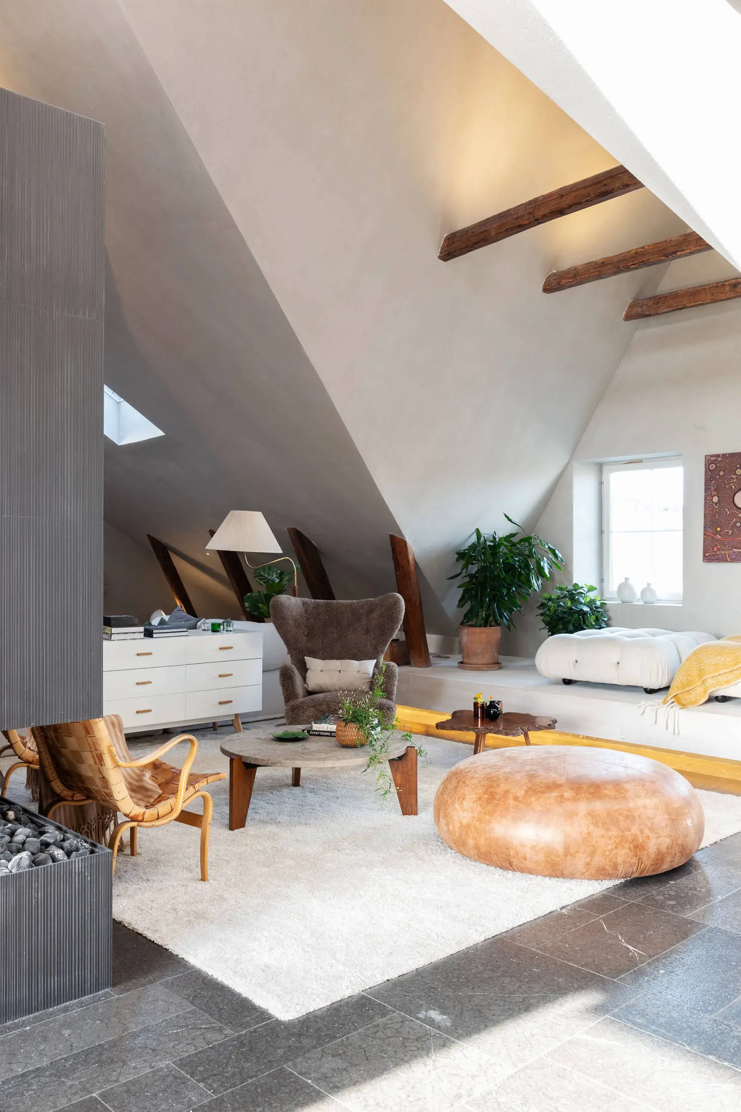 "瑞典 19 世纪建筑的彩色设计 loft"-2