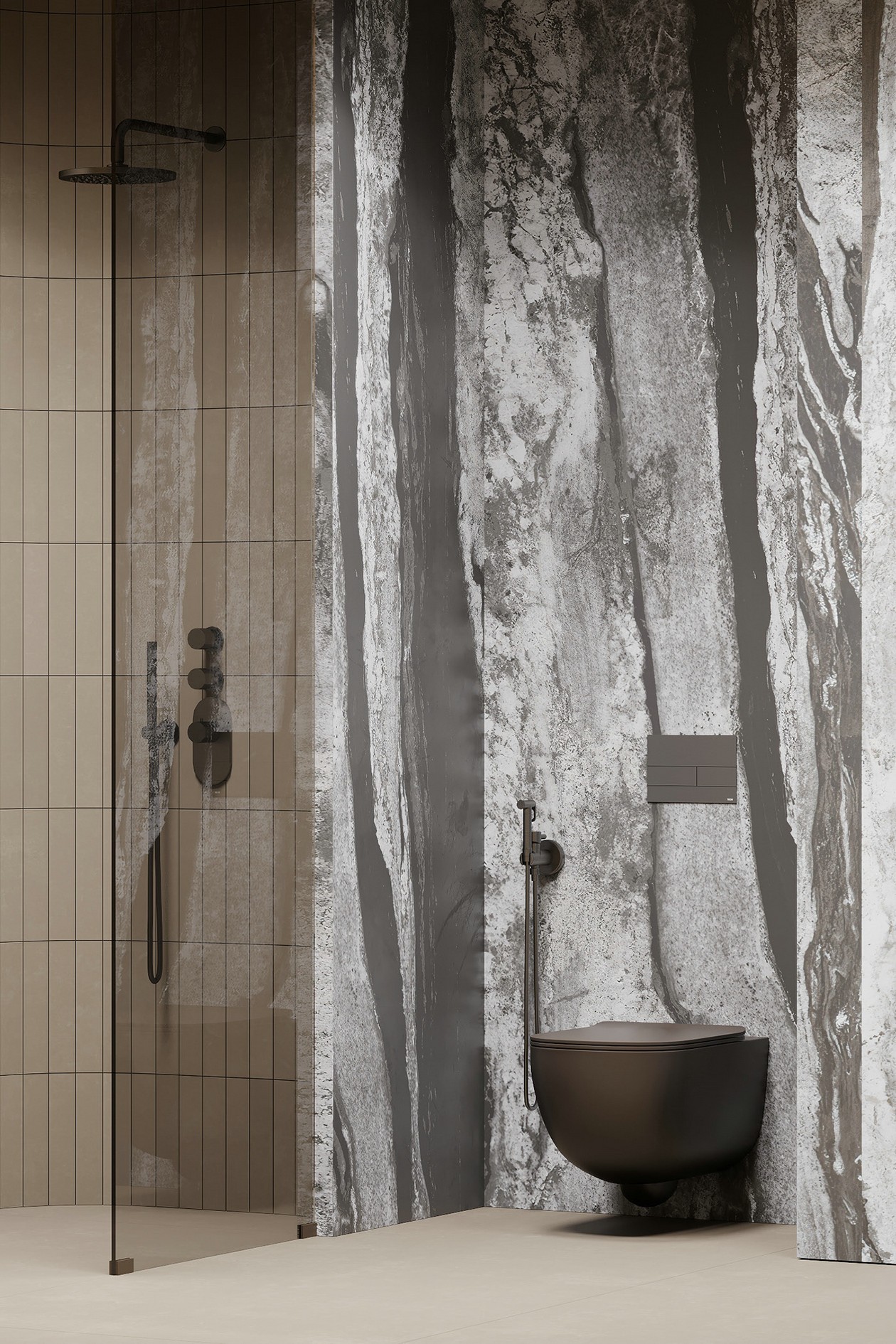 胡桃木搭配绿色，百搭色的时尚演绎-20