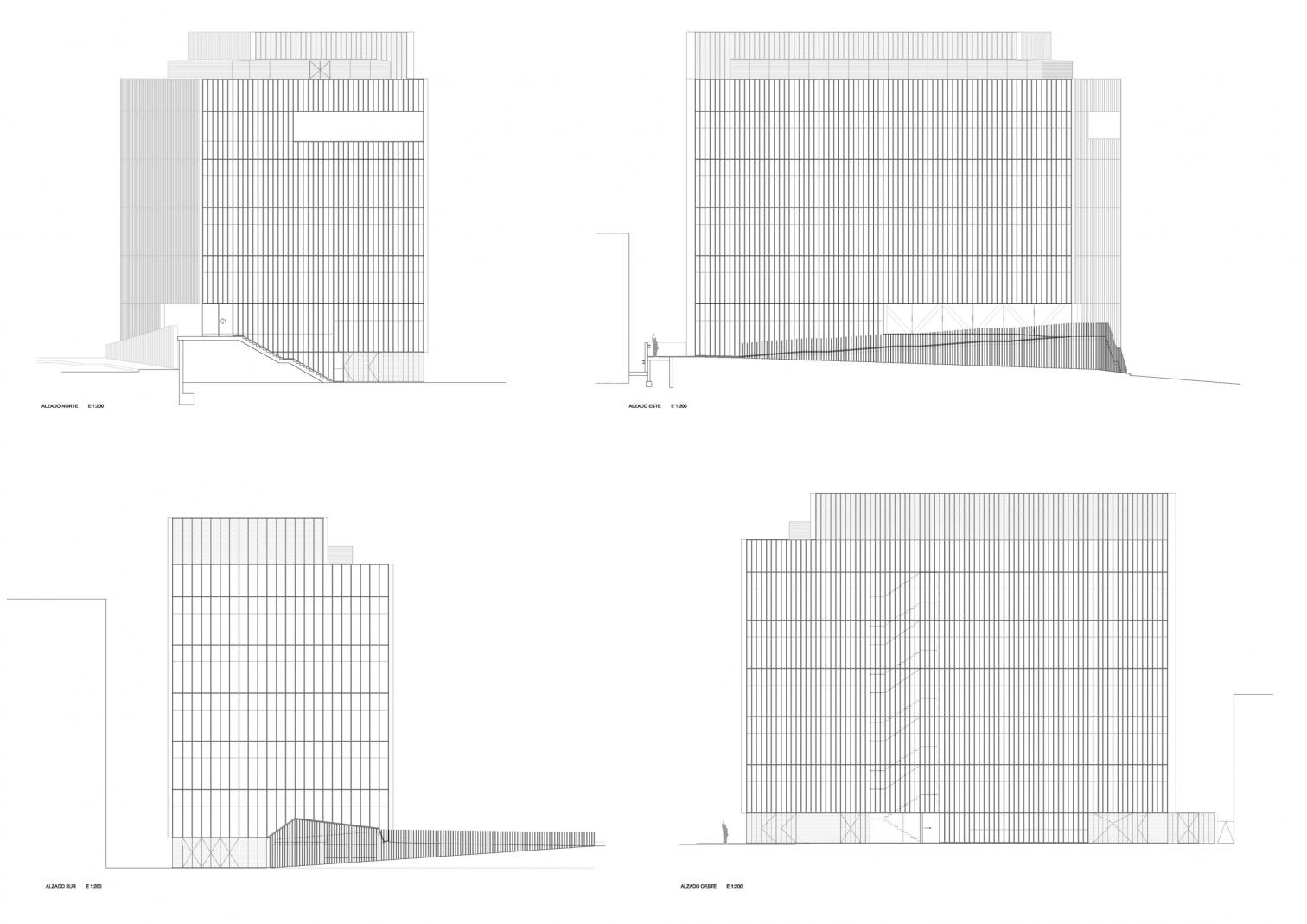 白色网格立面的新医疗建筑 | Idom 的生物十字学院设计-12