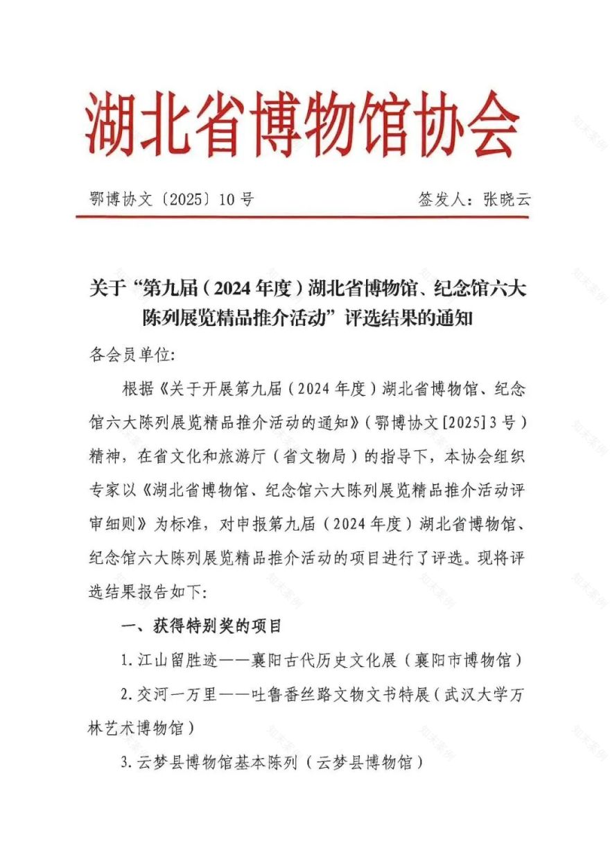 宽创资讯|湖北三峡移民博物馆再获省级奖项-13