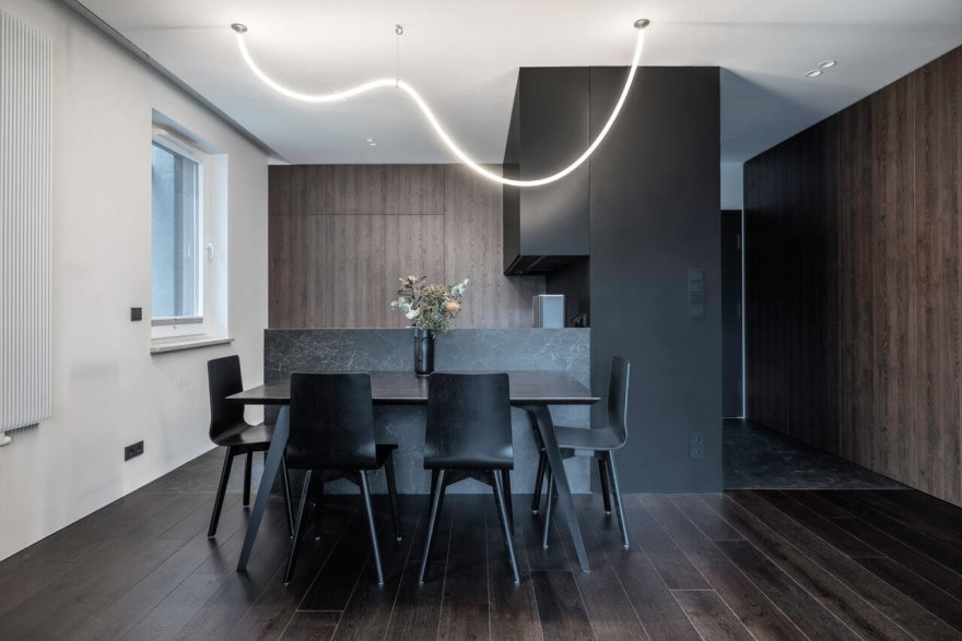 65平米紧凑型“M”公寓设计丨波兰华沙丨Hatch Studio-4