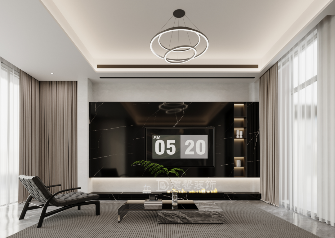 金地半山风华 · 现代简约别墅设计丨中国广州丨宁哲-9