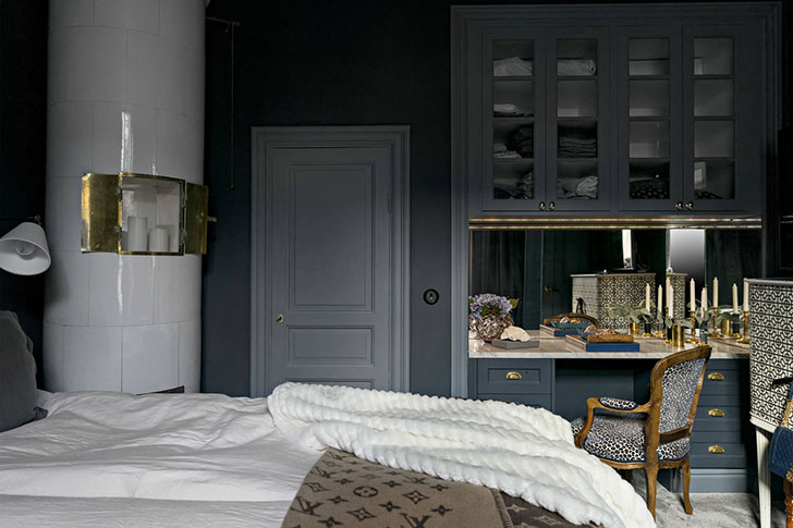 优雅北欧暗调公寓 | 灰色戏剧空间-7
