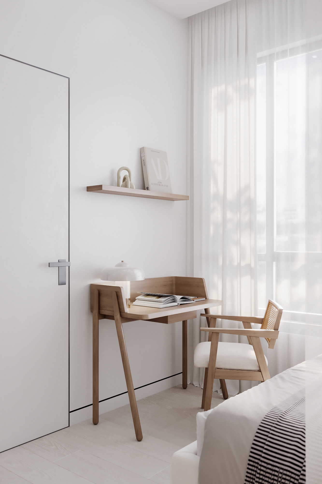 Light Minimal Apartment Interior-8