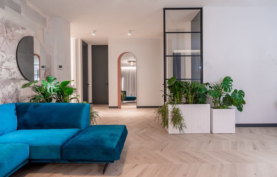 瓦克公园附近的公寓丨The Wall Design Studio-4