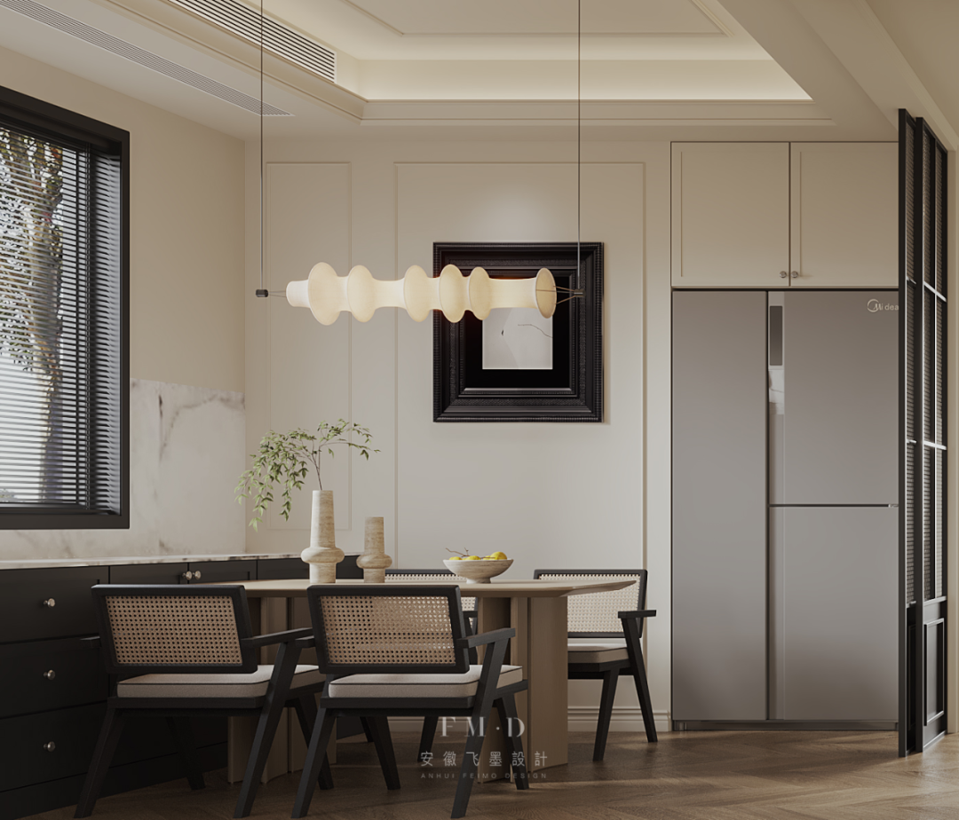 奶油系大平层,温馨家居设计典范丨中国合肥丨飞墨设计组-32