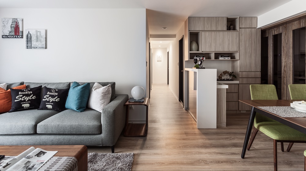 暖心轻享住宅  馥筑时尚室內裝修设计-1