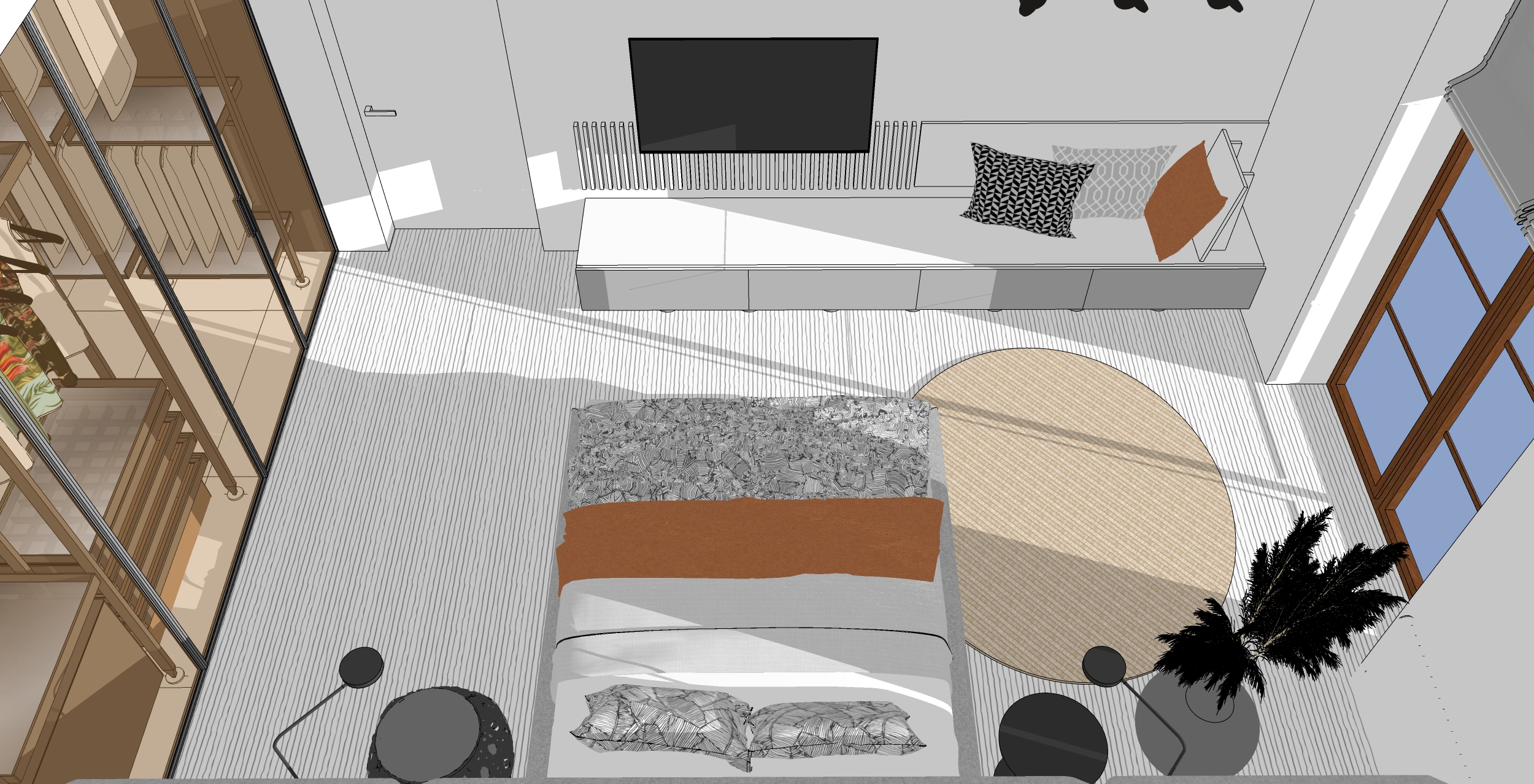 Bedroom (скетч) ванная комната-3