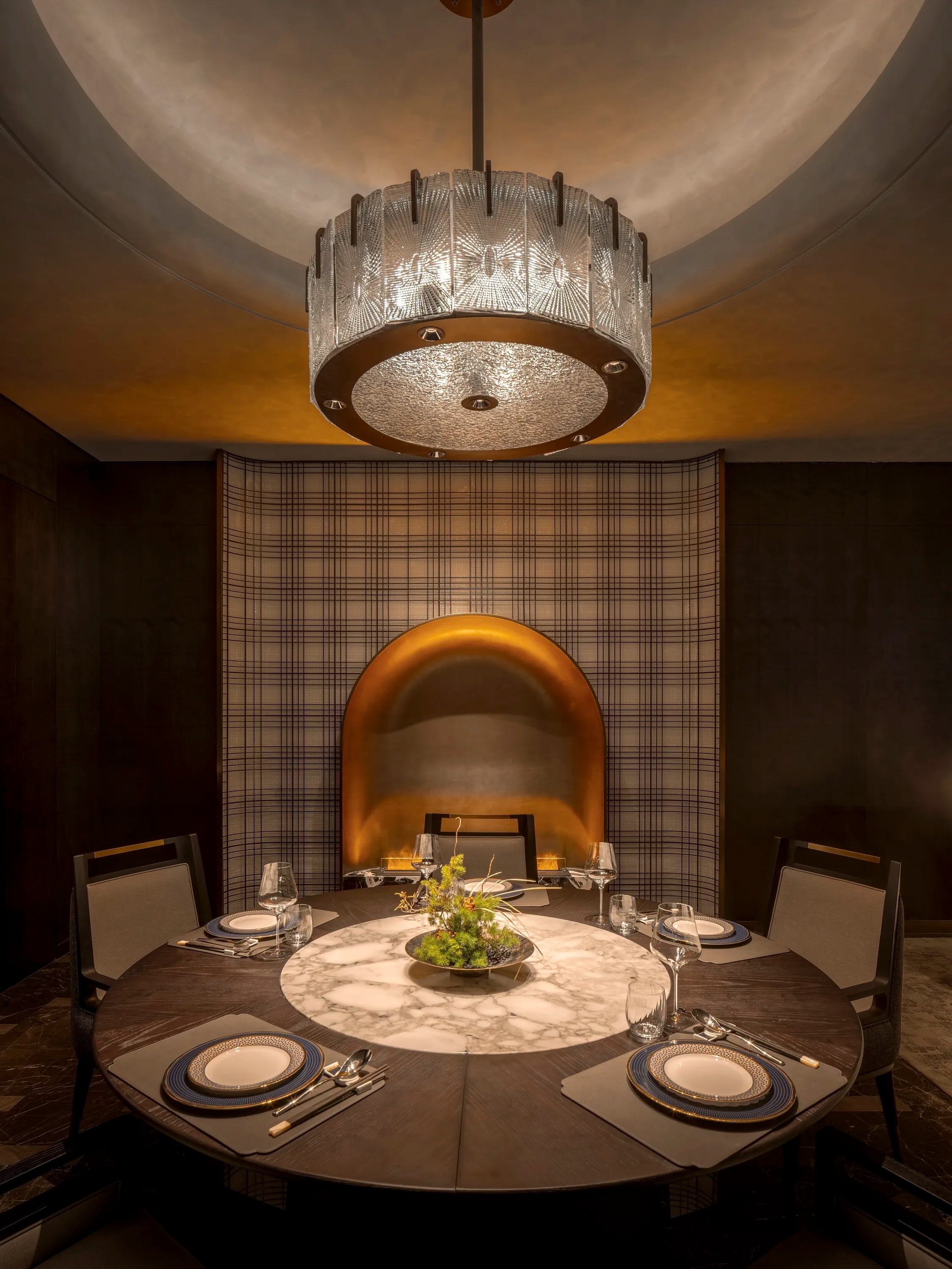 中福鹿餐厅「中福鹿宴 京华御启」丨中国北京丨杭州肯纳辰惠空间设计有限公司-21
