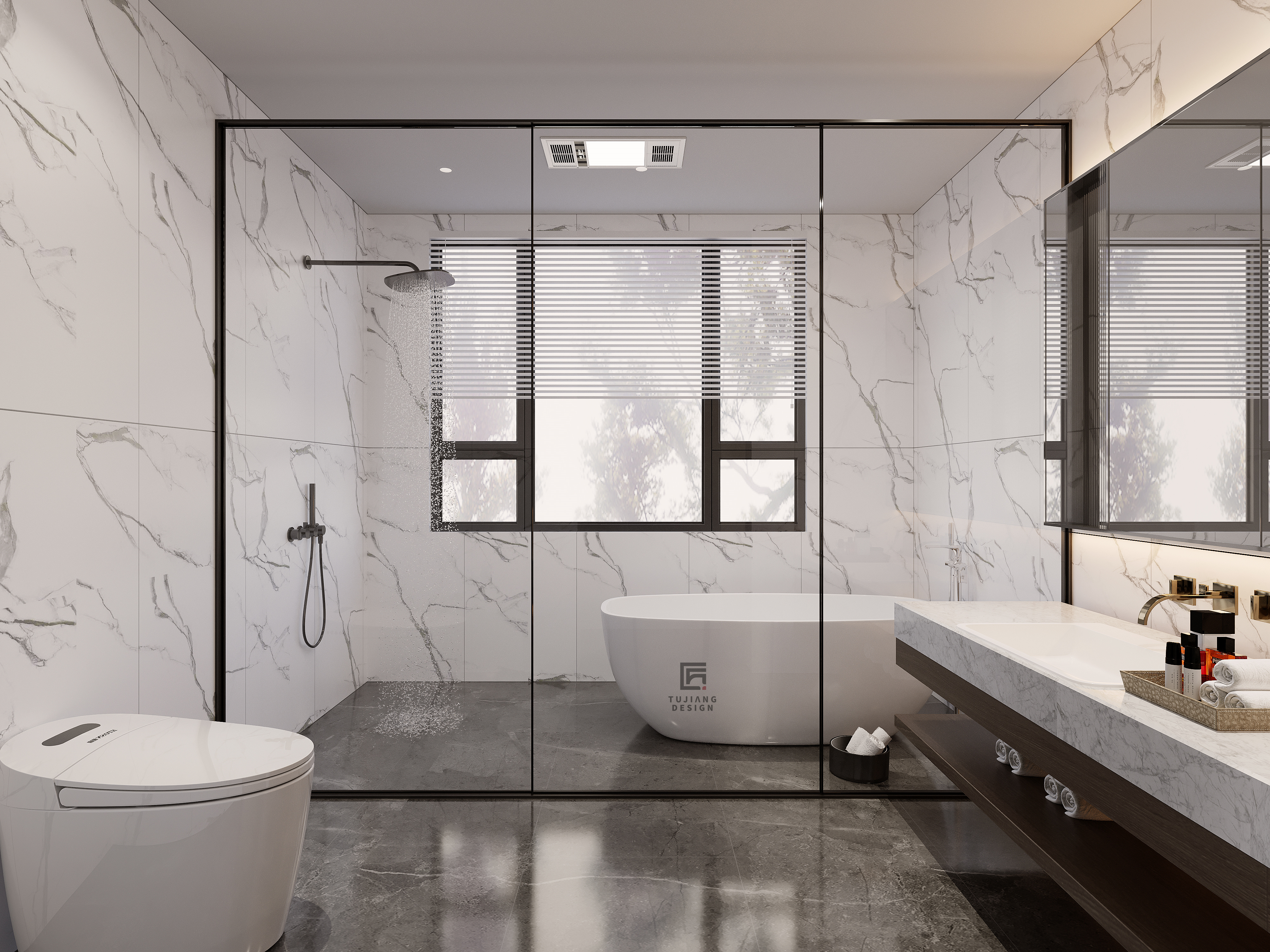 现代别墅，居于自然，与光同尘-5