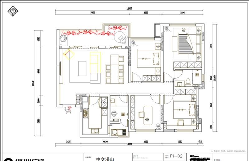 重庆中交漫山 120 平简美风家居设计-30