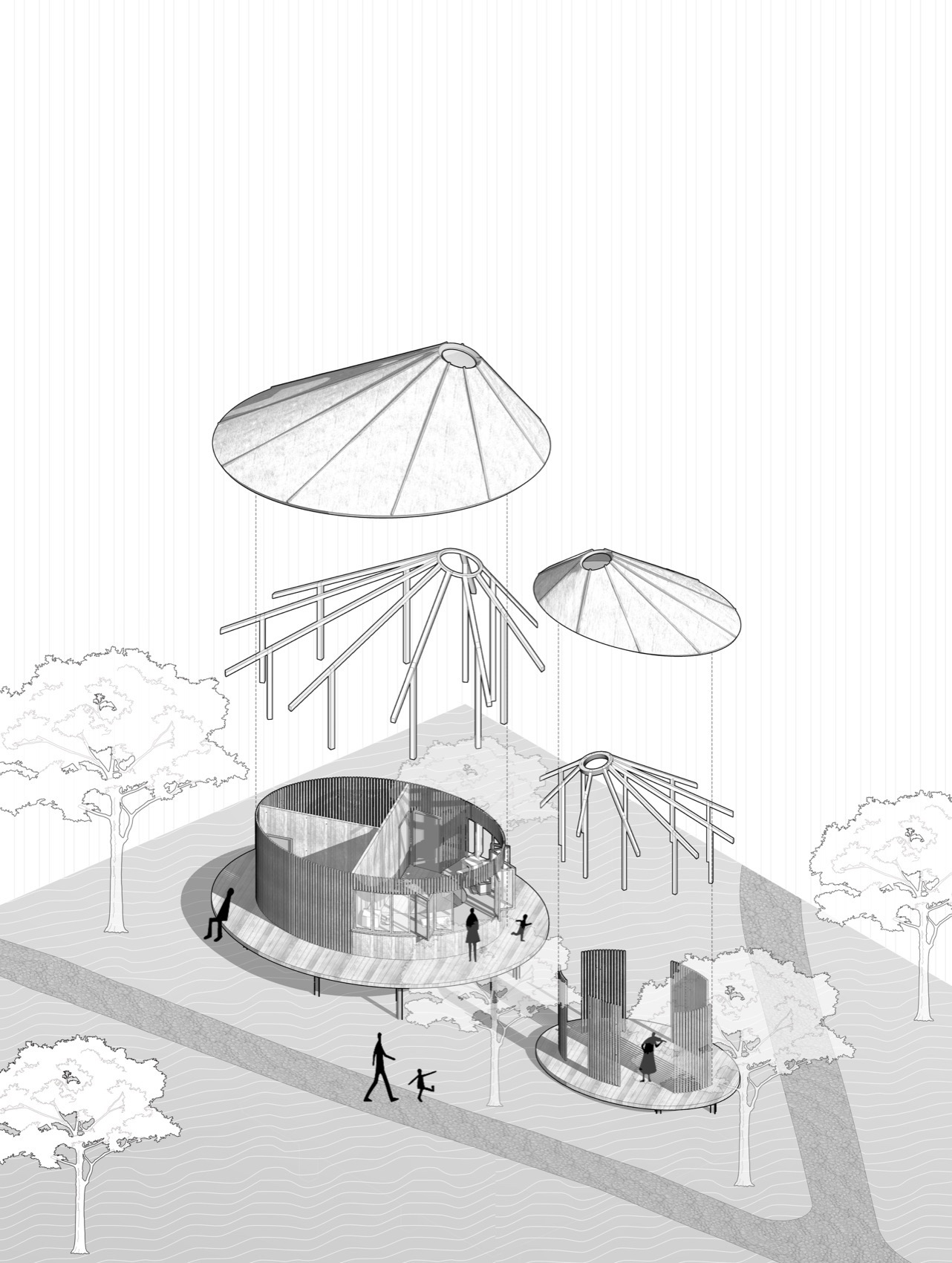 高峰禅寺下的栗林小院丨中国湖州丨平介设计,苏州大学-22