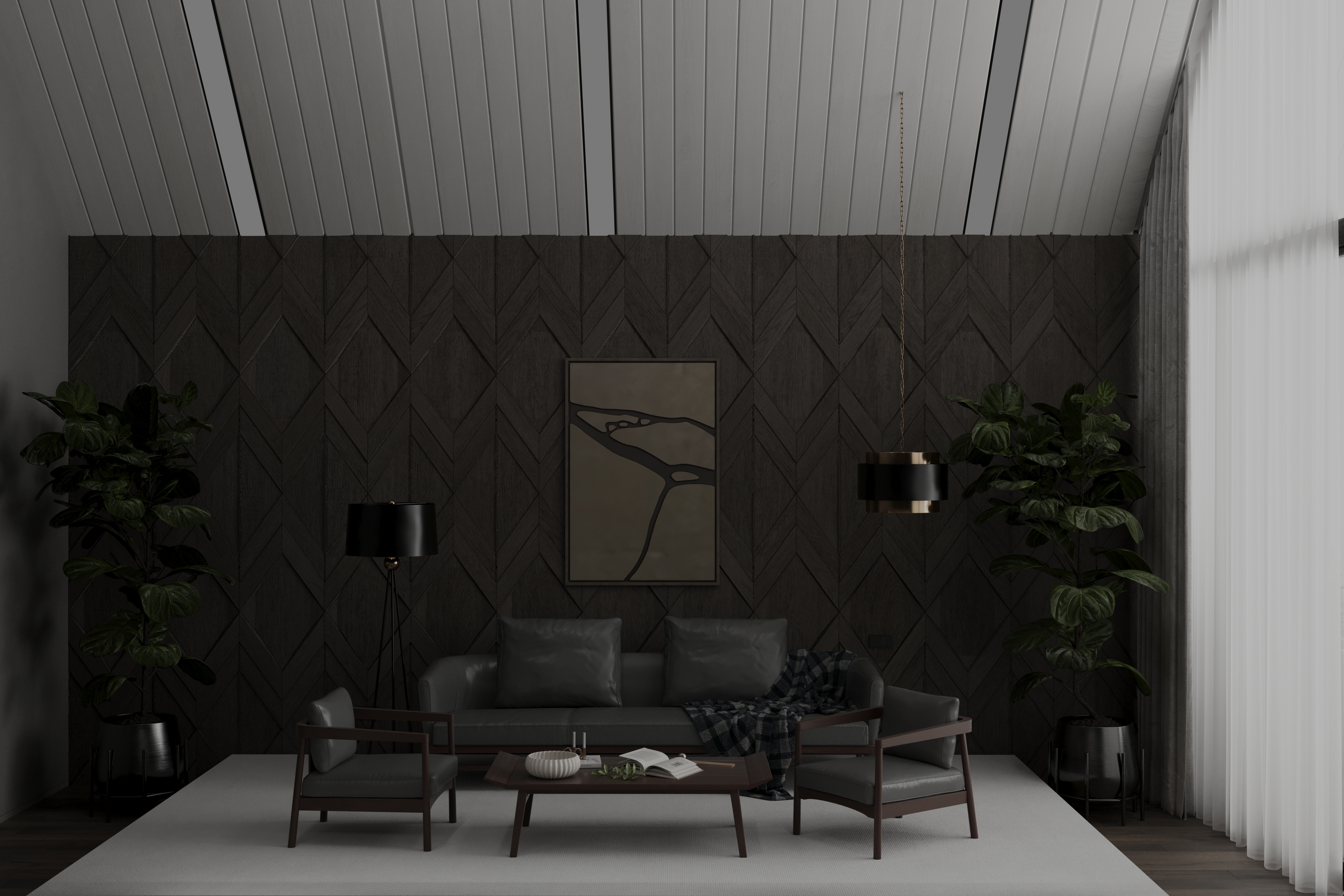 House in the mountains (master bedroom and wardrobe)-9