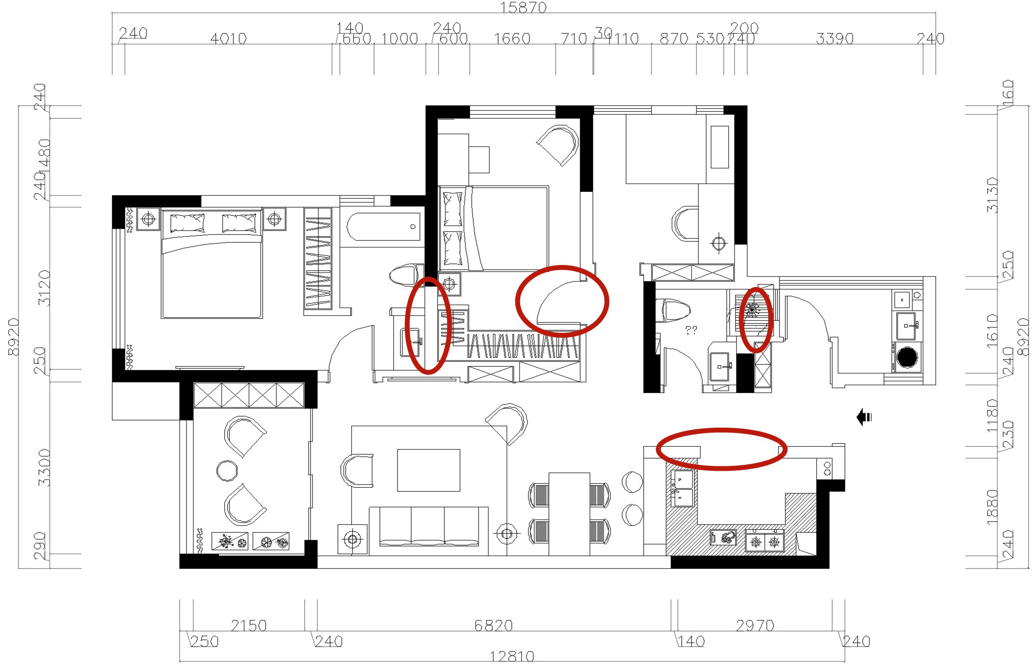 120㎡混搭风空间,打造温馨实用的家-18