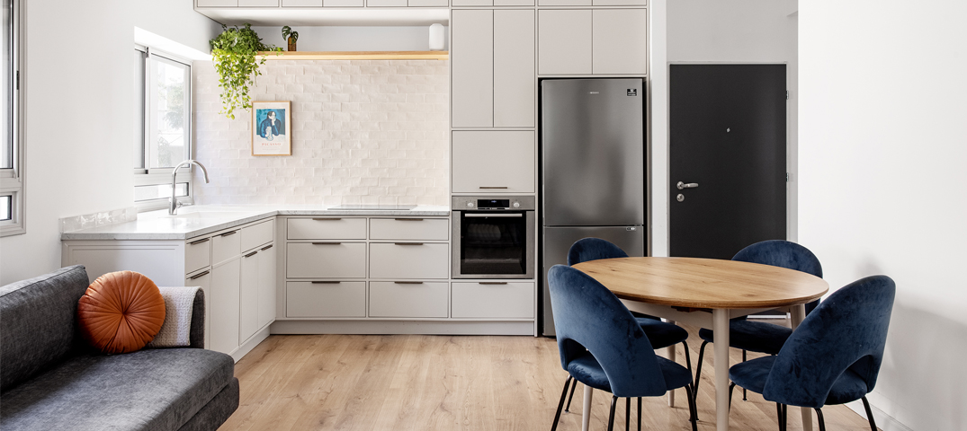 57平米小户型公寓设计丨以色列特拉维夫丨室内设计师达娜·罗兹（דנה ברוזה）-0