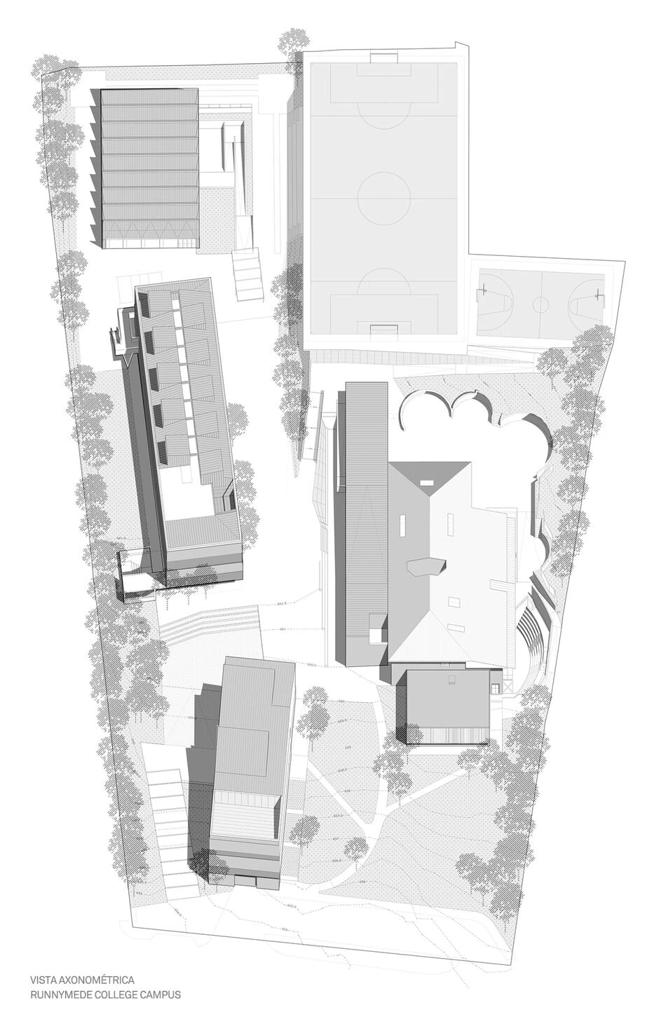 兰尼米德学院校园丨西班牙马德里丨Rojo Fernández Shaw-16