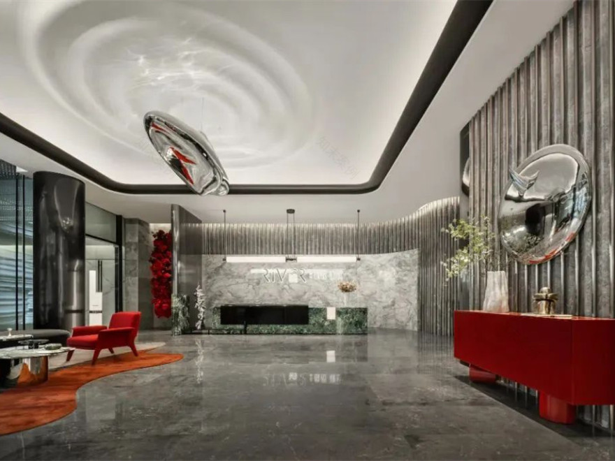 长沙 2960㎡奢华售楼处丨中国长沙-2