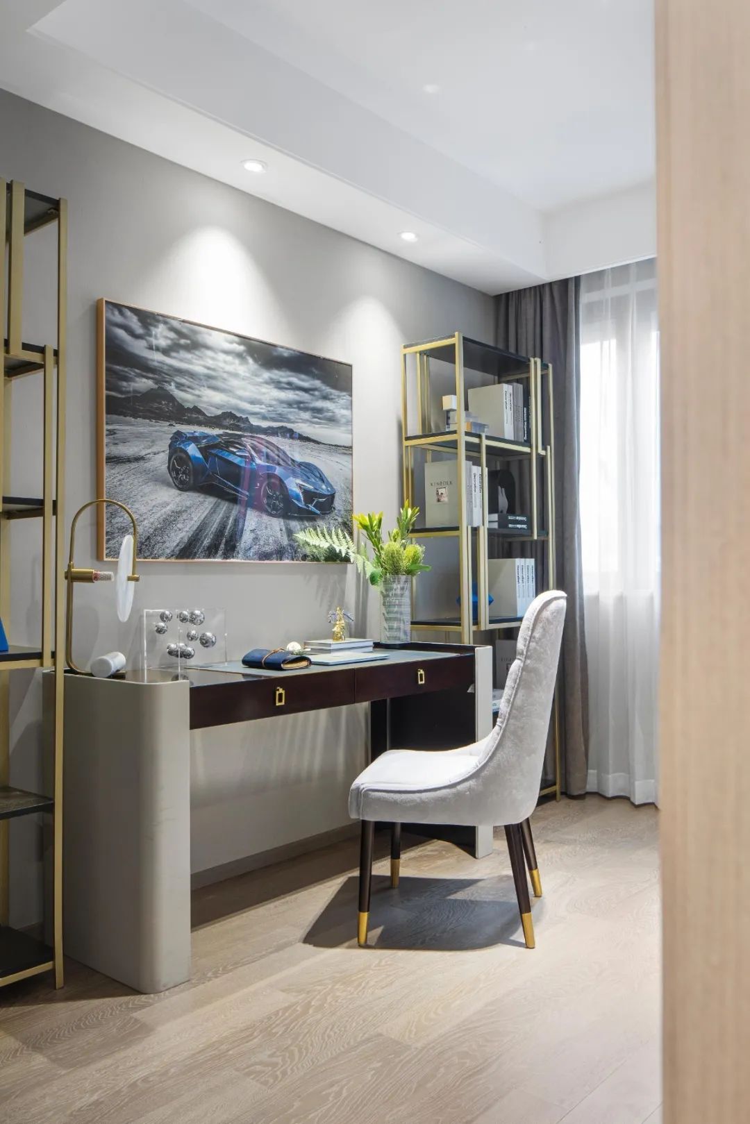 无锡栖霞建设天樾府样板房 | 纽约大都会风格融入生活空间-77