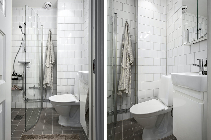 瑞典粉色小厨房公寓-16