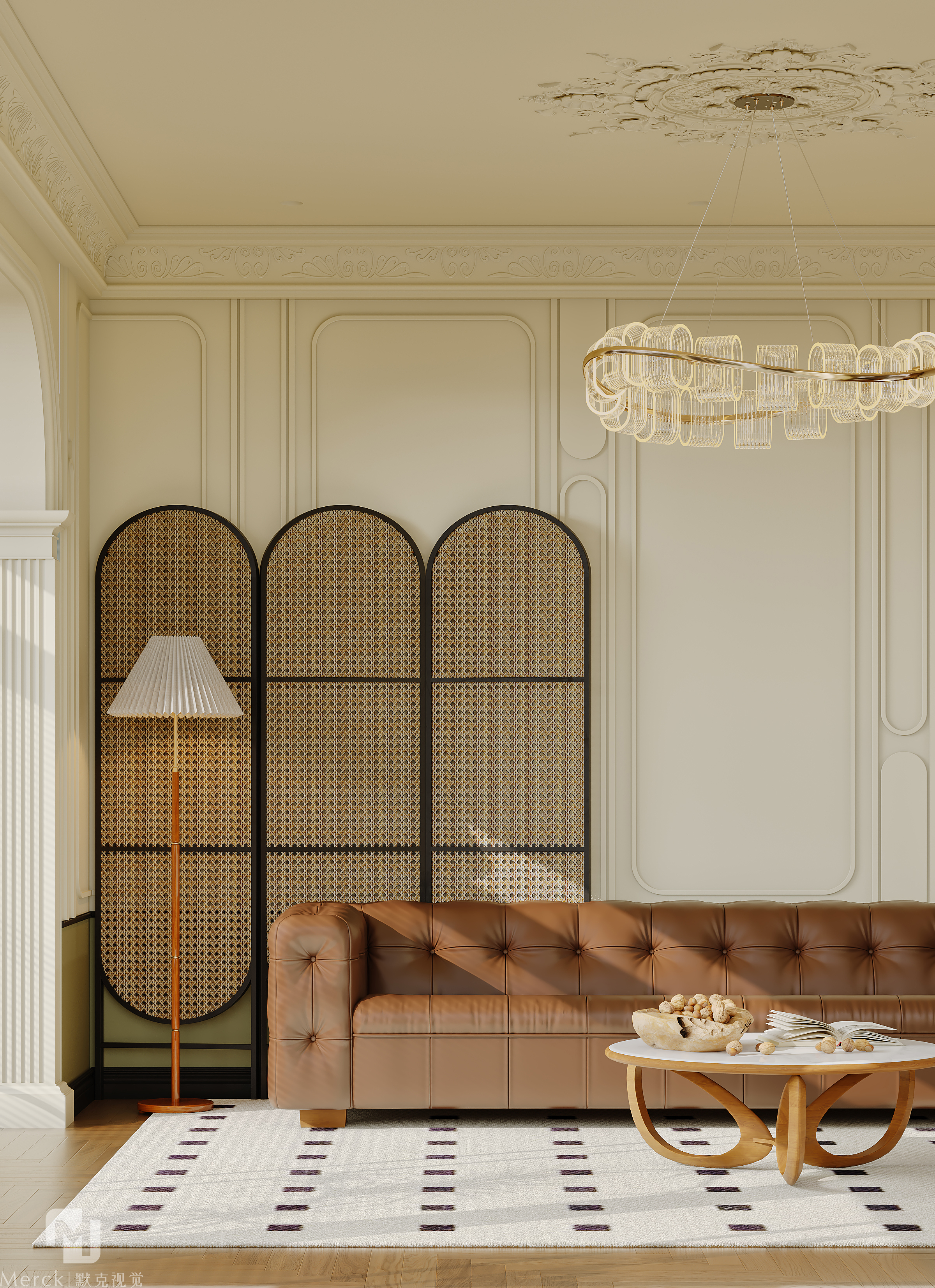 南洋复古风室内设计丨中国南京丨Merck 默克视觉设计-10
