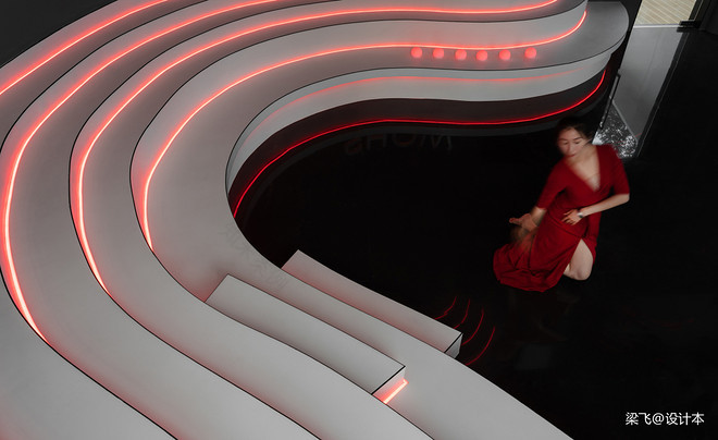 30万元餐饮空间150平米装修案例(泊秀,冰山秀场)-17