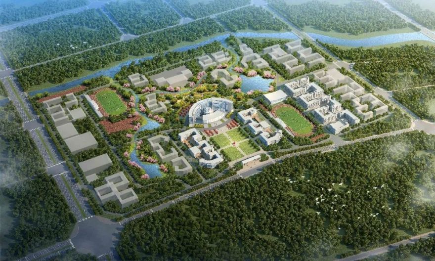 信阳师范学院淮河校区 | 园林学府的绿色设计-0