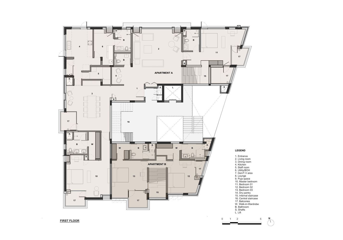 印度豪华公寓 | 天际线中的 villa-31