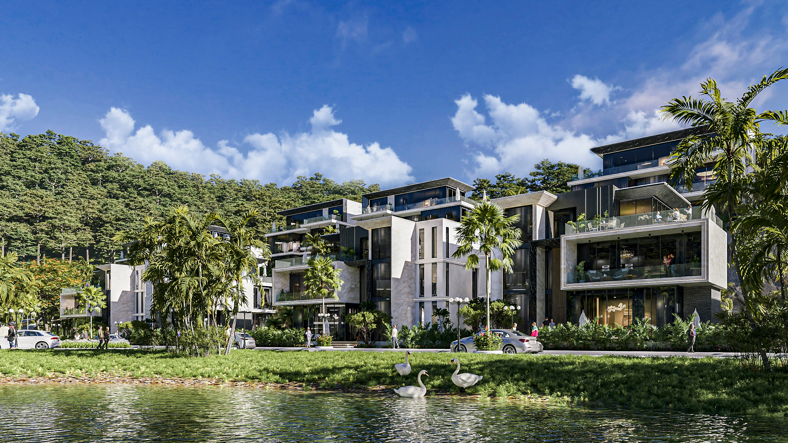 Landscape Architecture Rendering - Resort-1