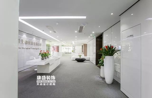 康盛装饰┃1500㎡极简办公空间本•色，打造科技与艺术的人文价值-34