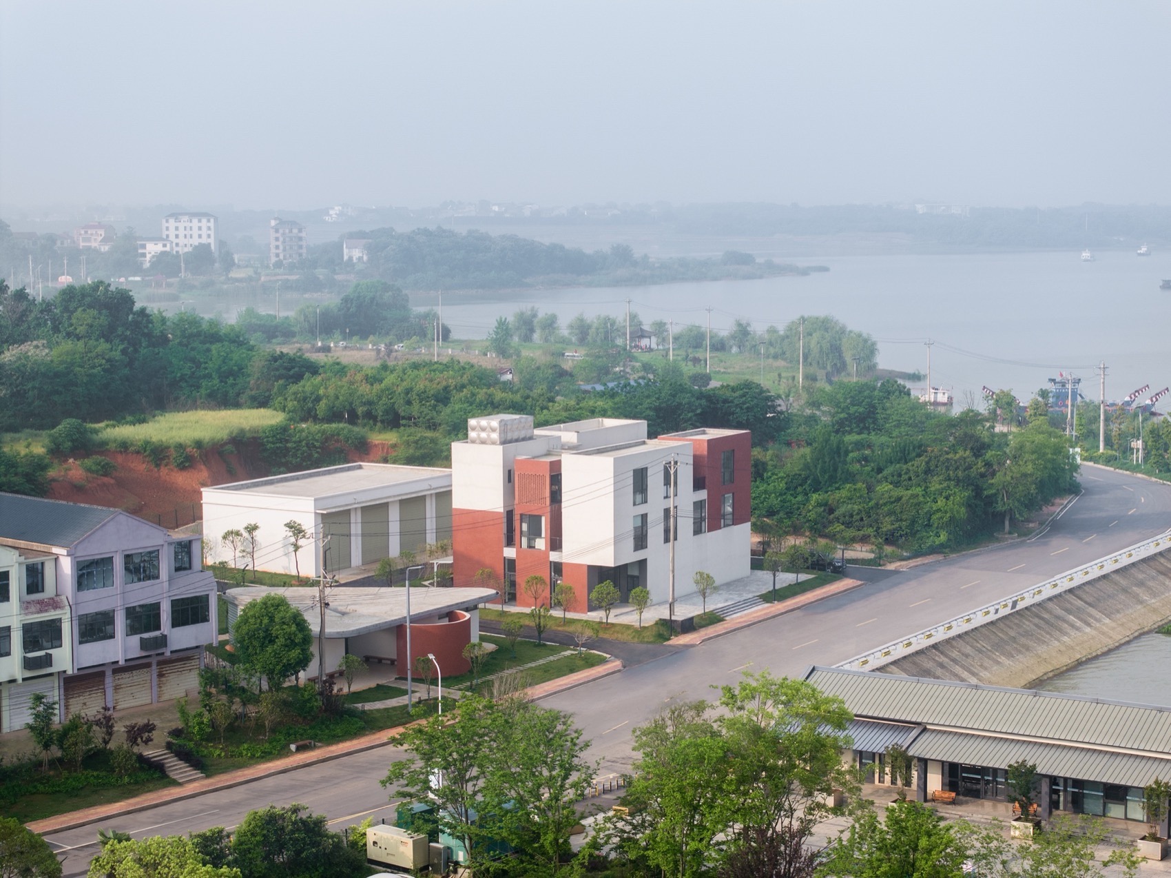 梁子湖长岭渡口配套建筑，湖北 / 原榀建筑事务所-10