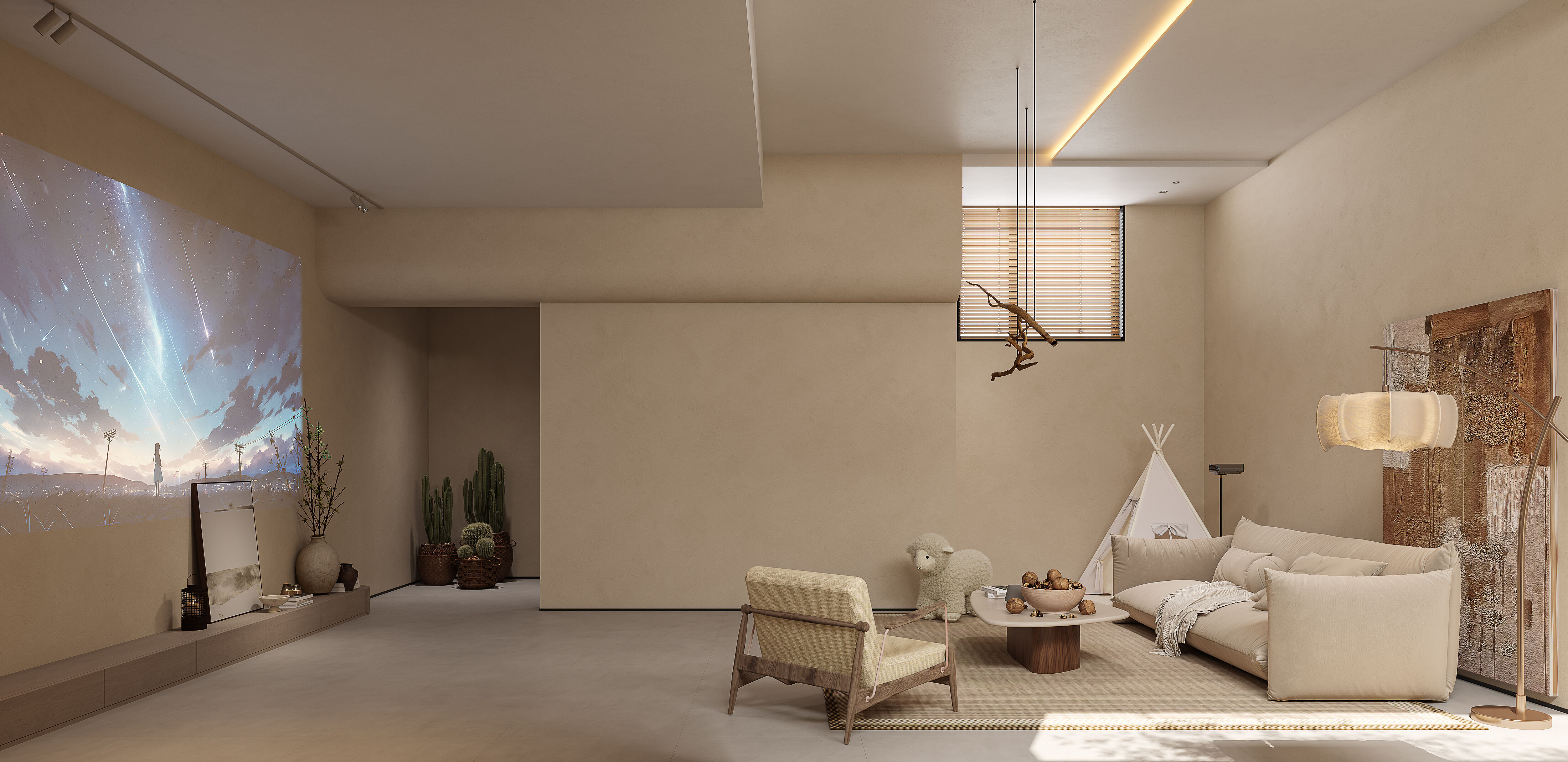 侘寂风别墅效果表现-6