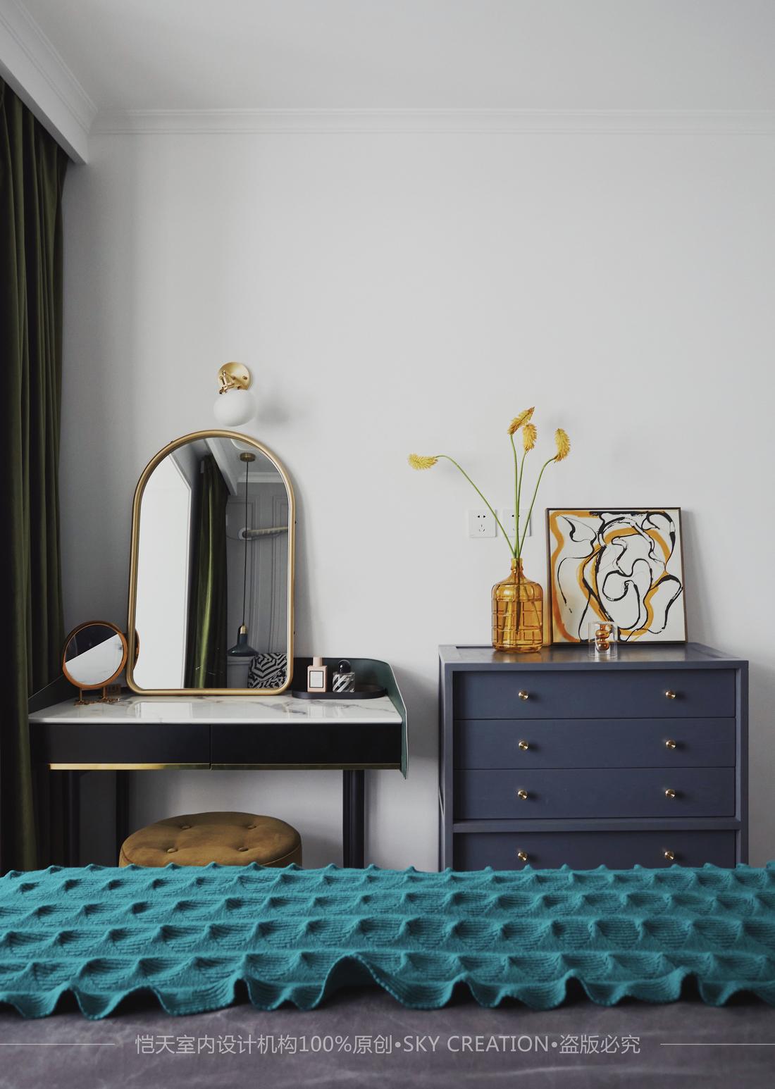 独居女孩的蓝色谧境 · 舒适公寓设计-41