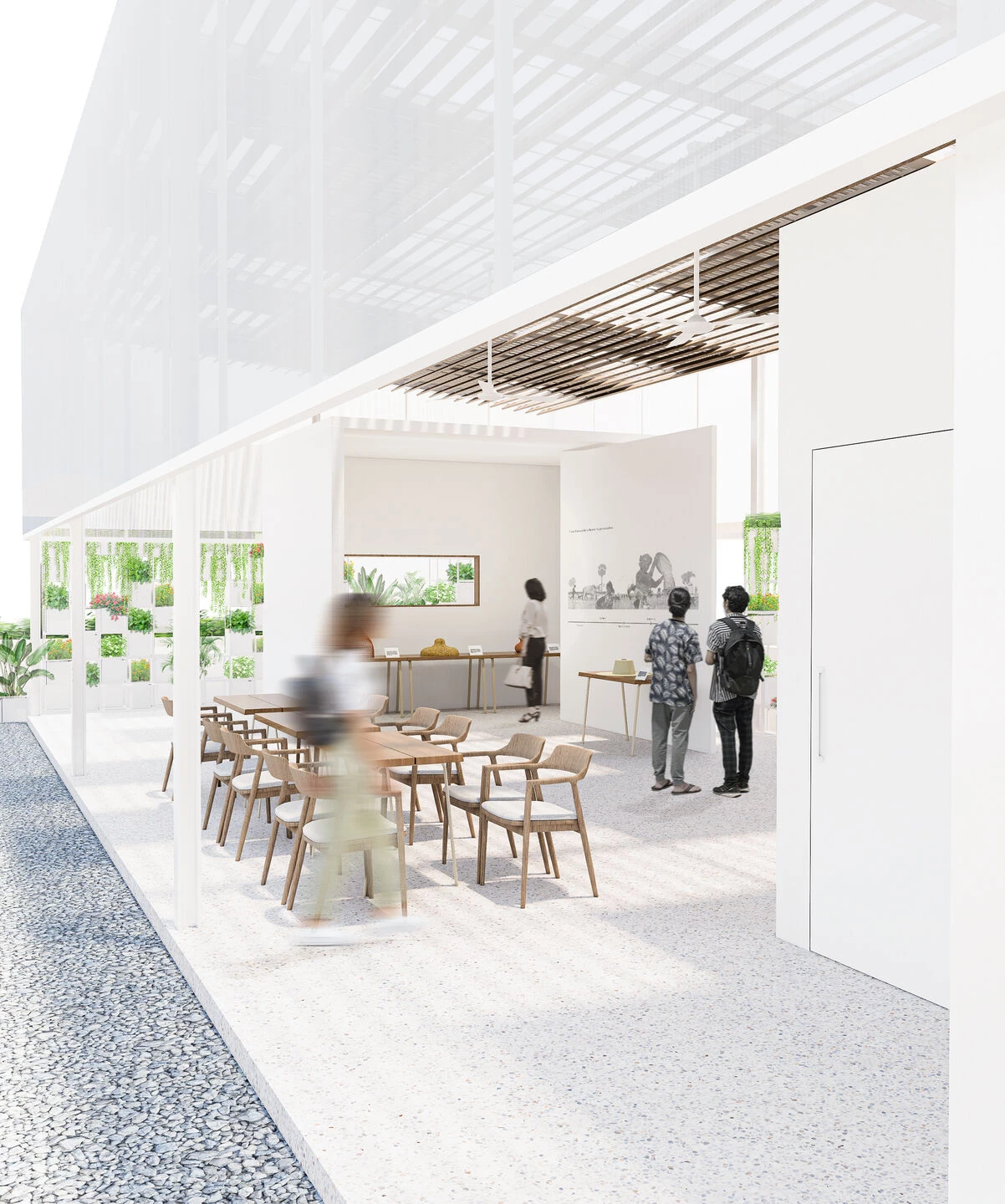 在屋顶下，在花园内丨柬埔寨丨Mak Molirithiruth 等-13