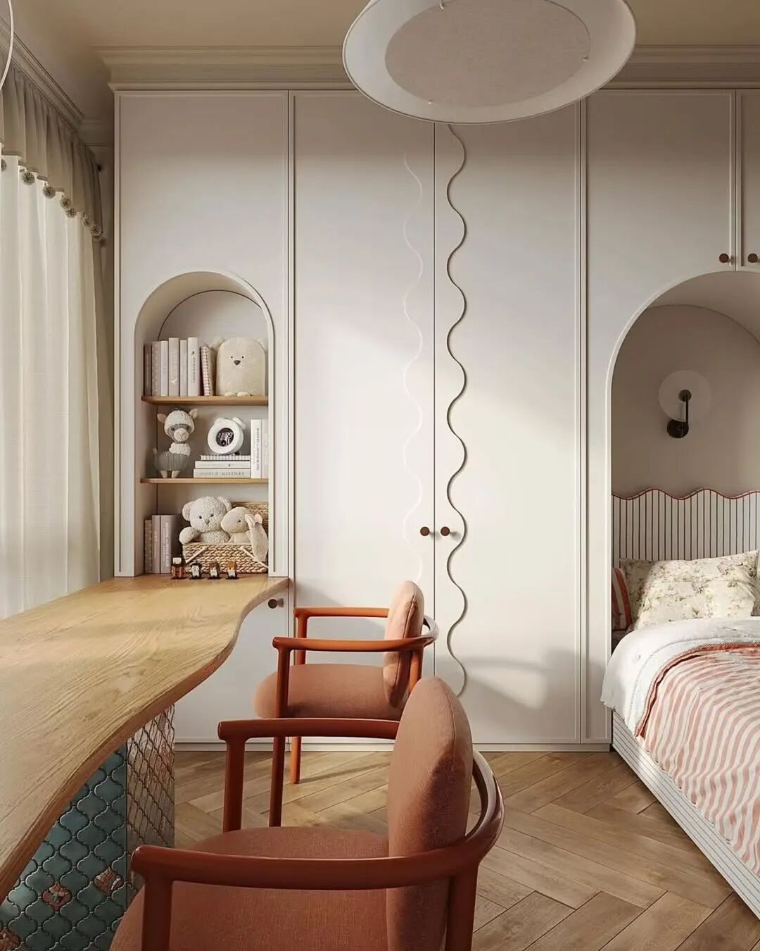 30款儿童房衣柜定制案例丨中国唐山丨业之峰-9