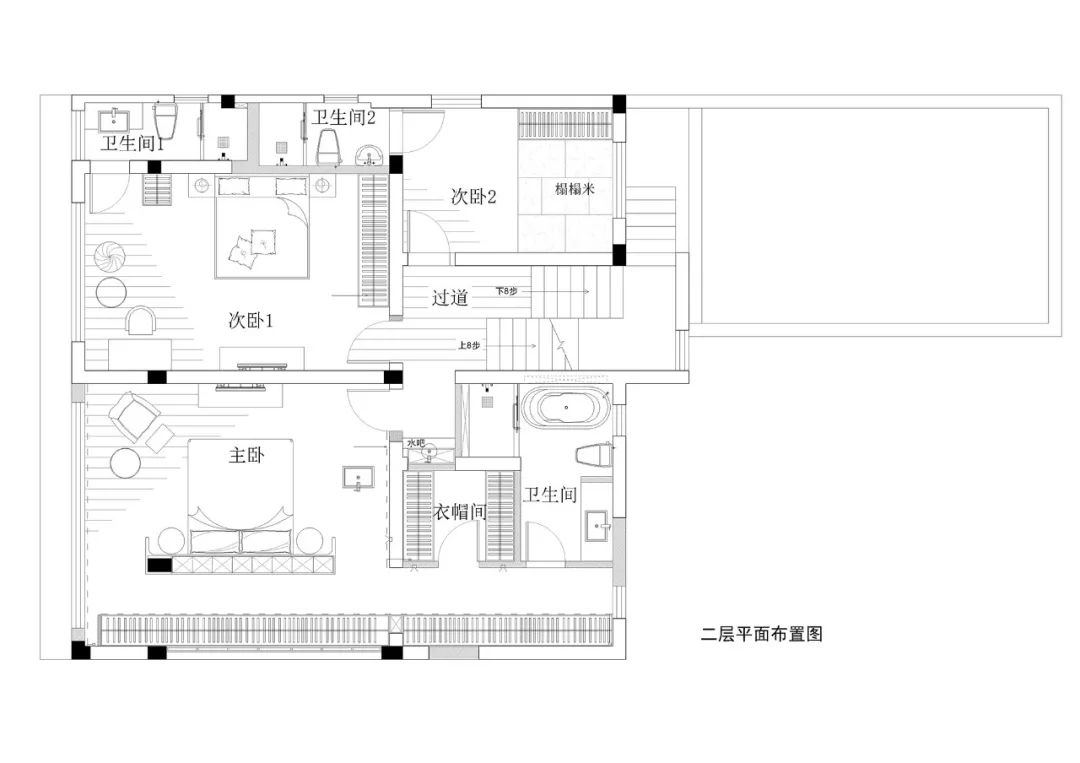 城市中的自然韵律——现代风格独栋别墅设计-43
