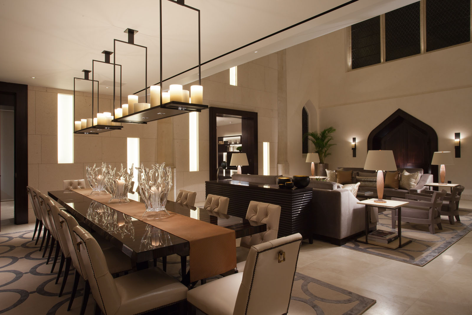 TH现代奢华时尚样板房室内装饰设计图片资料软装设计意向方案素材-24