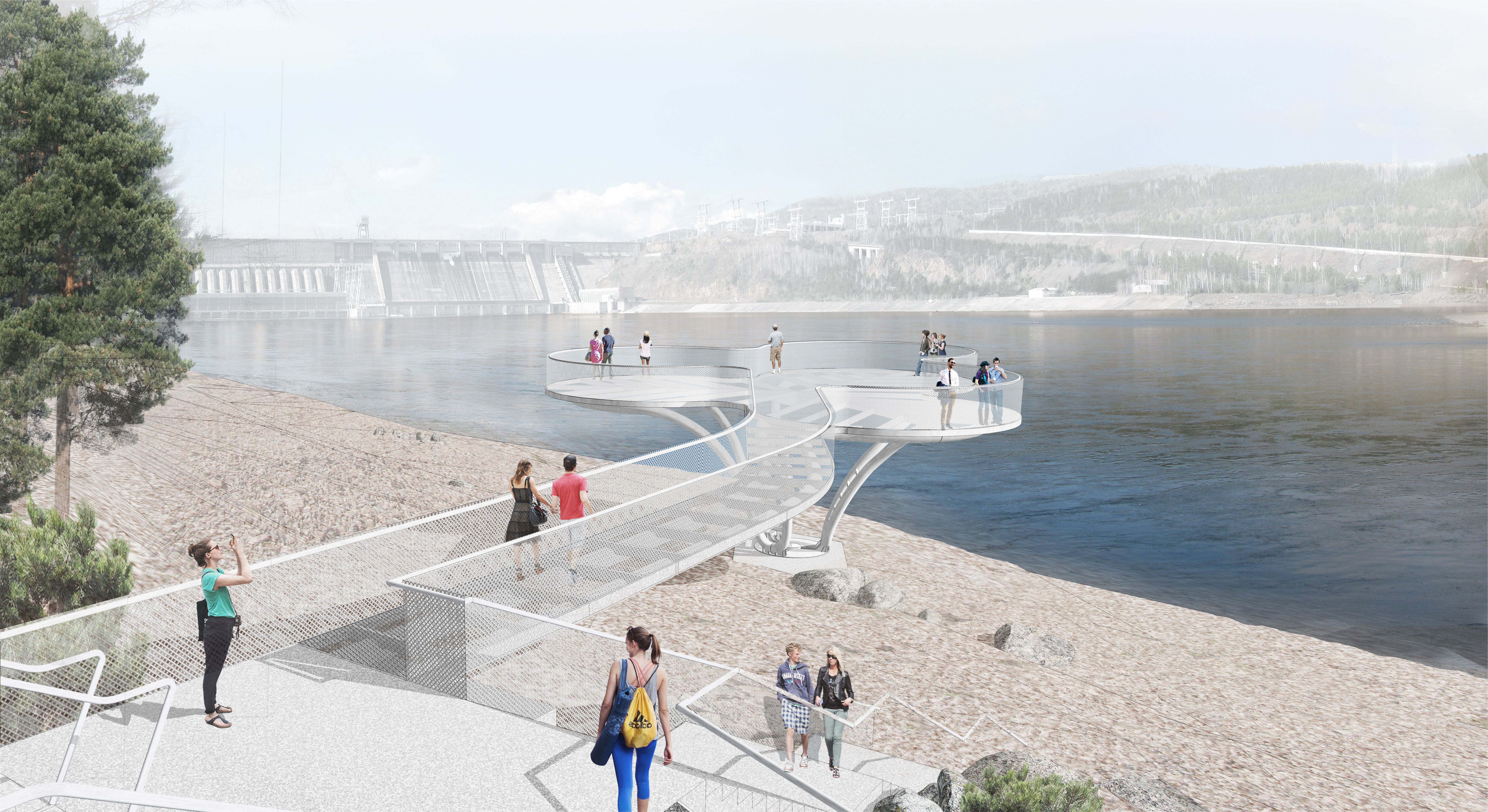 VIEWING PLATFORM NEAR KRASNOYARSK DAM / Version 2 | OOO ADM (OOO Architecture Design Modeling)-5