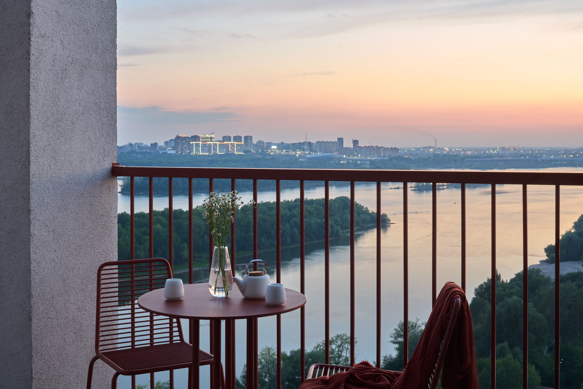 带露台的河景复式公寓丨俄罗斯新西伯利亚丨Brusnika Design-14