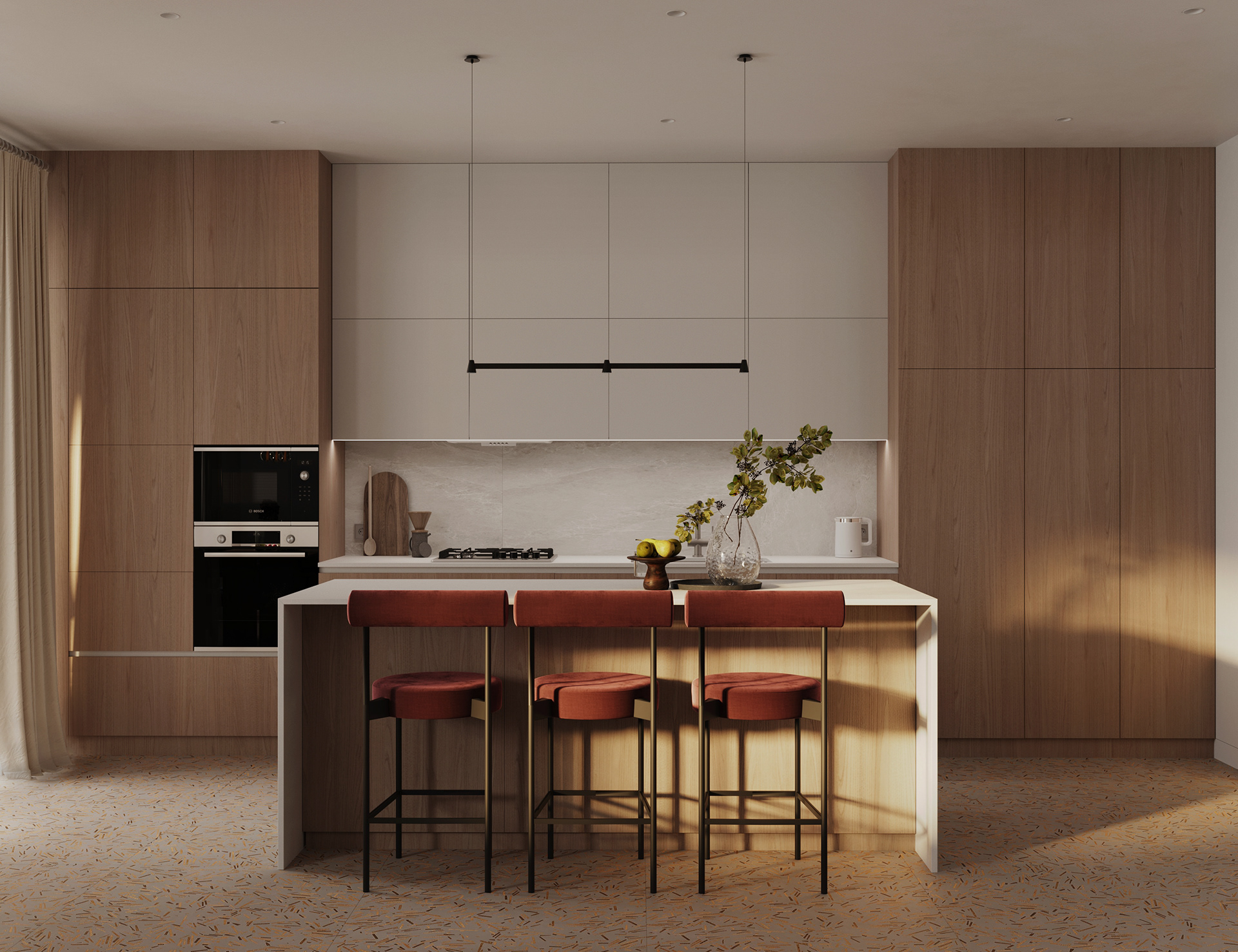 暖橡木色；暖橡木材质（需根据具体语境确定更合适的表述，若仅从字面看，暖橡木色较常用） -6